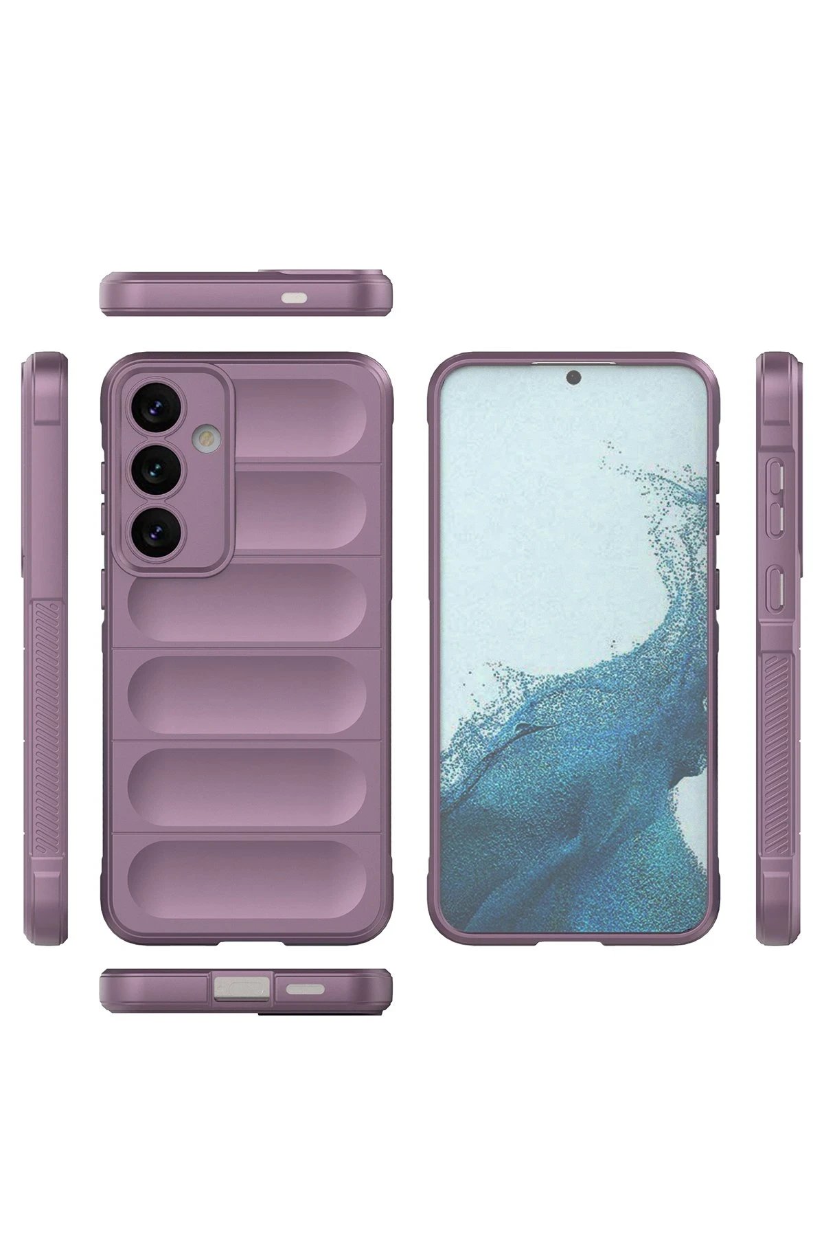 Newface Samsung Galaxy S24 Kılıf Optimum Silikon - Mor