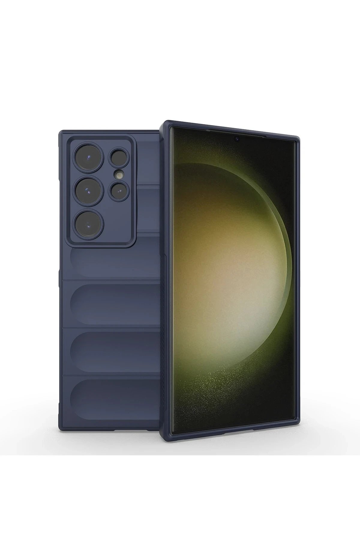 Newface Samsung Galaxy S24 Ultra Kılıf Optimum Silikon - Lacivert