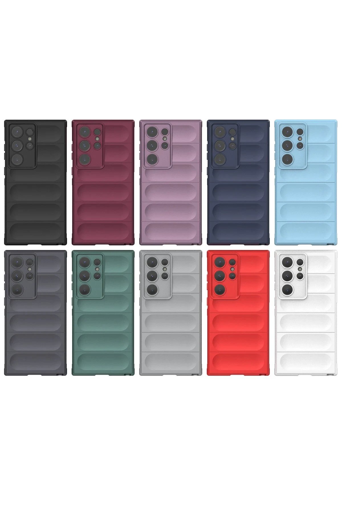 Newface Samsung Galaxy S24 Ultra Kılıf Optimum Silikon - Lacivert