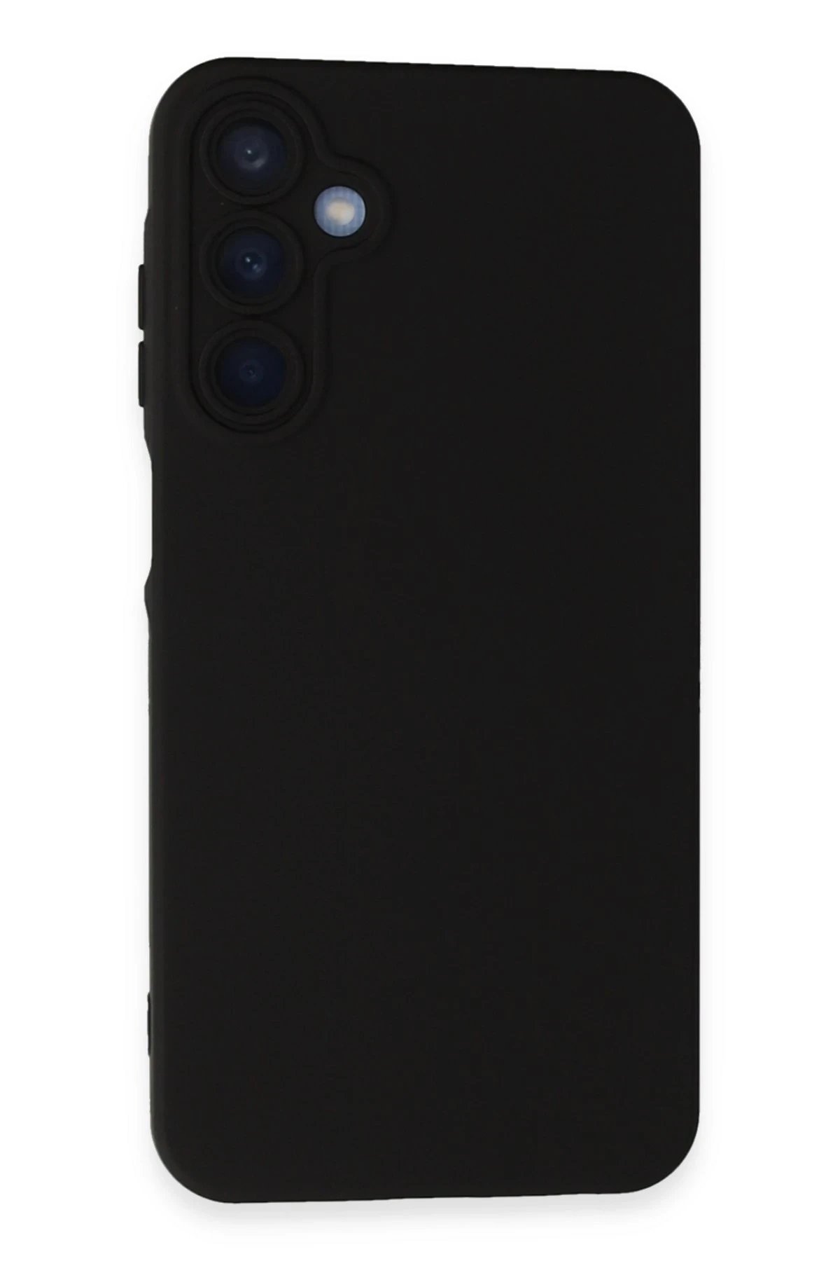 Newface Samsung Galaxy A15 4G Kılıf Nano içi Kadife Silikon - Siyah