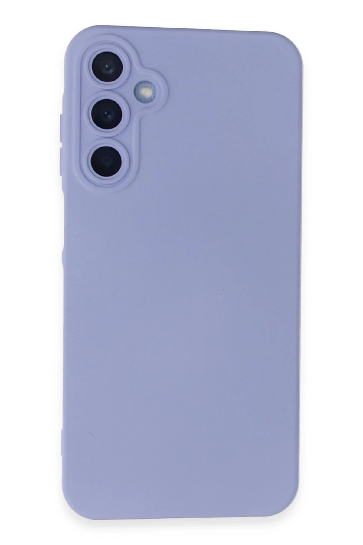 Newface Samsung Galaxy A15 4G Kılıf Nano içi Kadife Silikon - Lila