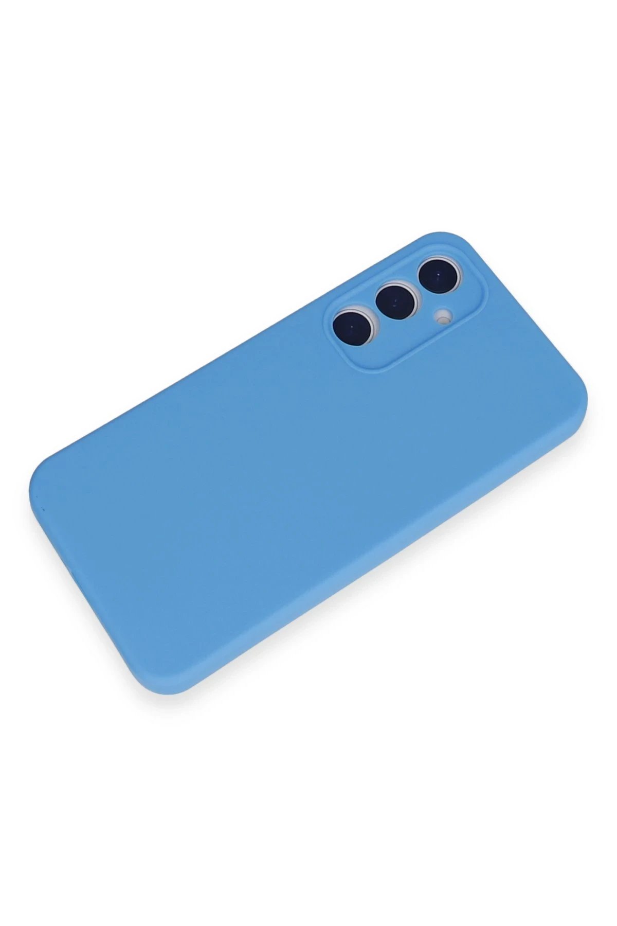 Newface Samsung Galaxy A35 5G Kılıf Nano içi Kadife Silikon - Mavi