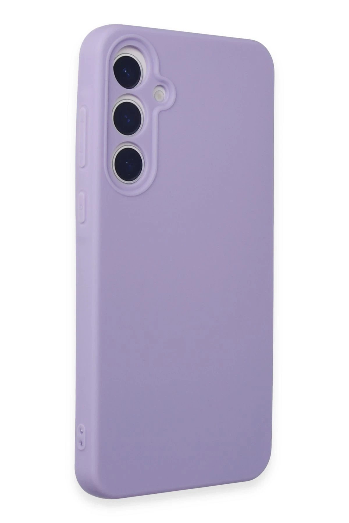 Newface Samsung Galaxy A55 5G Kılıf Nano içi Kadife Silikon - Lila