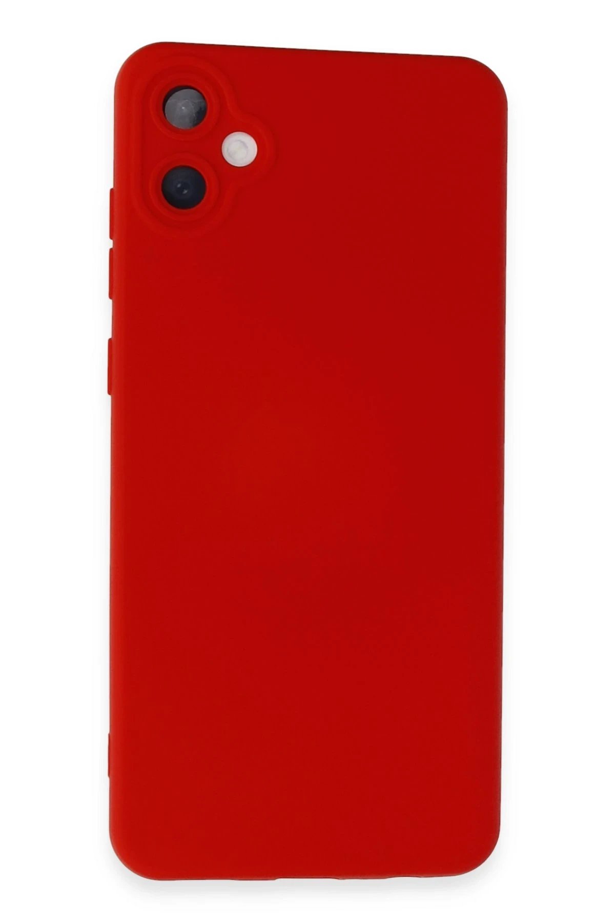 Newface Samsung Galaxy A05 Kılıf Nano içi Kadife Silikon - Kırmızı