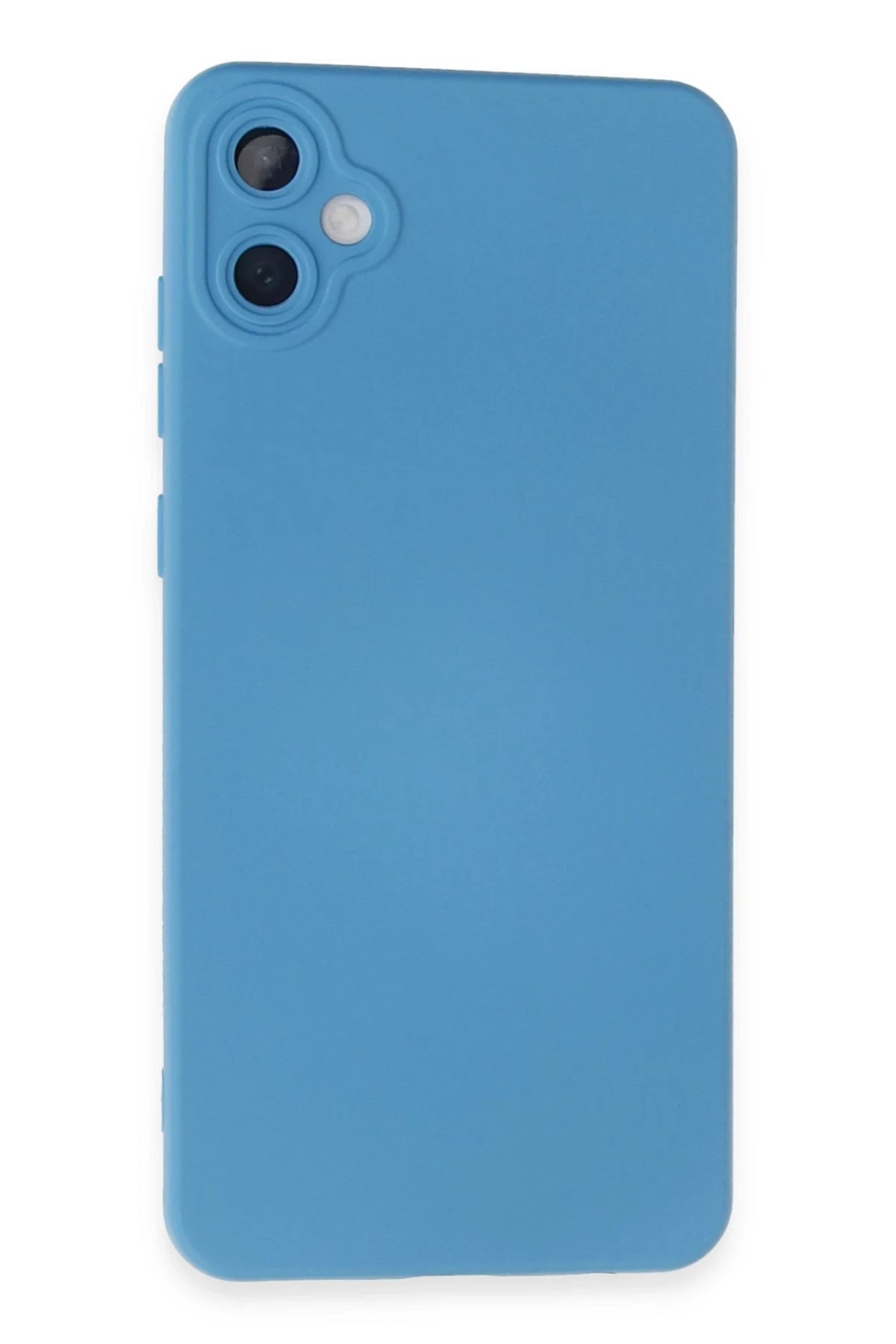 Newface Samsung Galaxy A05 Kılıf Nano içi Kadife Silikon - Mavi