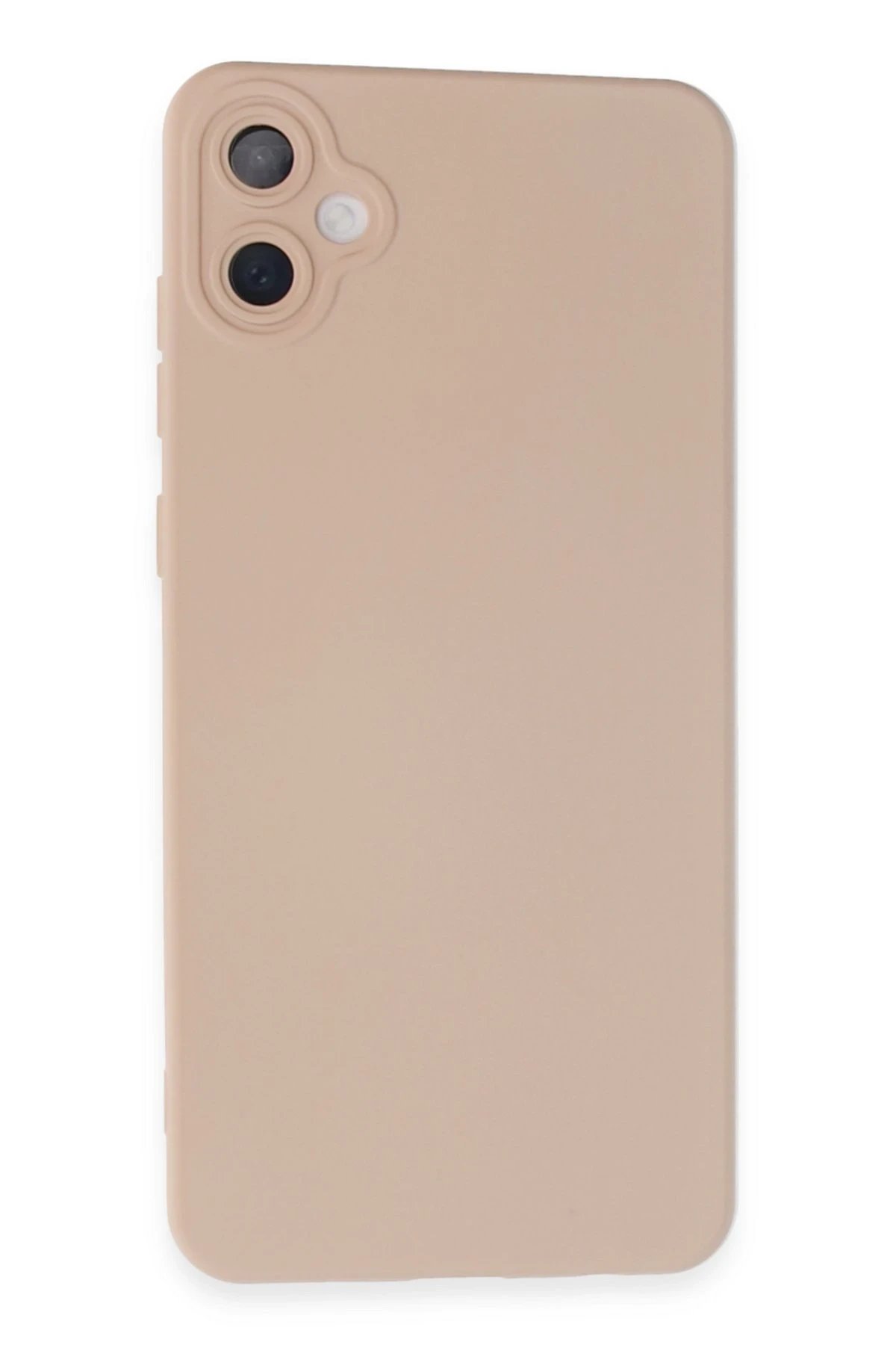 Newface Samsung Galaxy A05 Kılıf Nano içi Kadife Silikon - Pudra