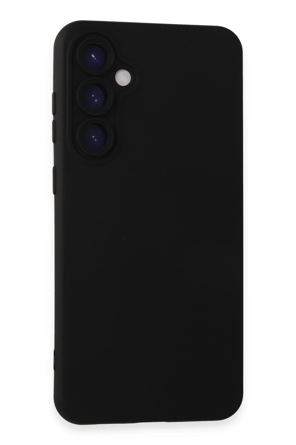 Newface Samsung Galaxy S24 Plus Kılıf Nano içi Kadife Silikon - Siyah