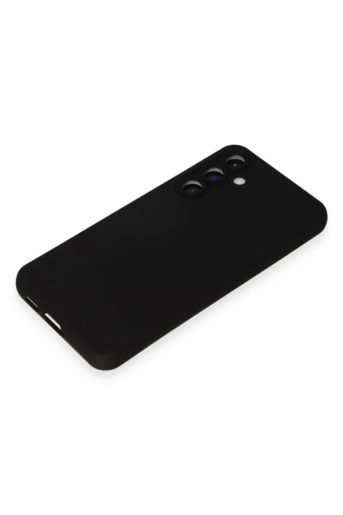 Newface Samsung Galaxy S24 Plus Kılıf Nano içi Kadife Silikon - Siyah