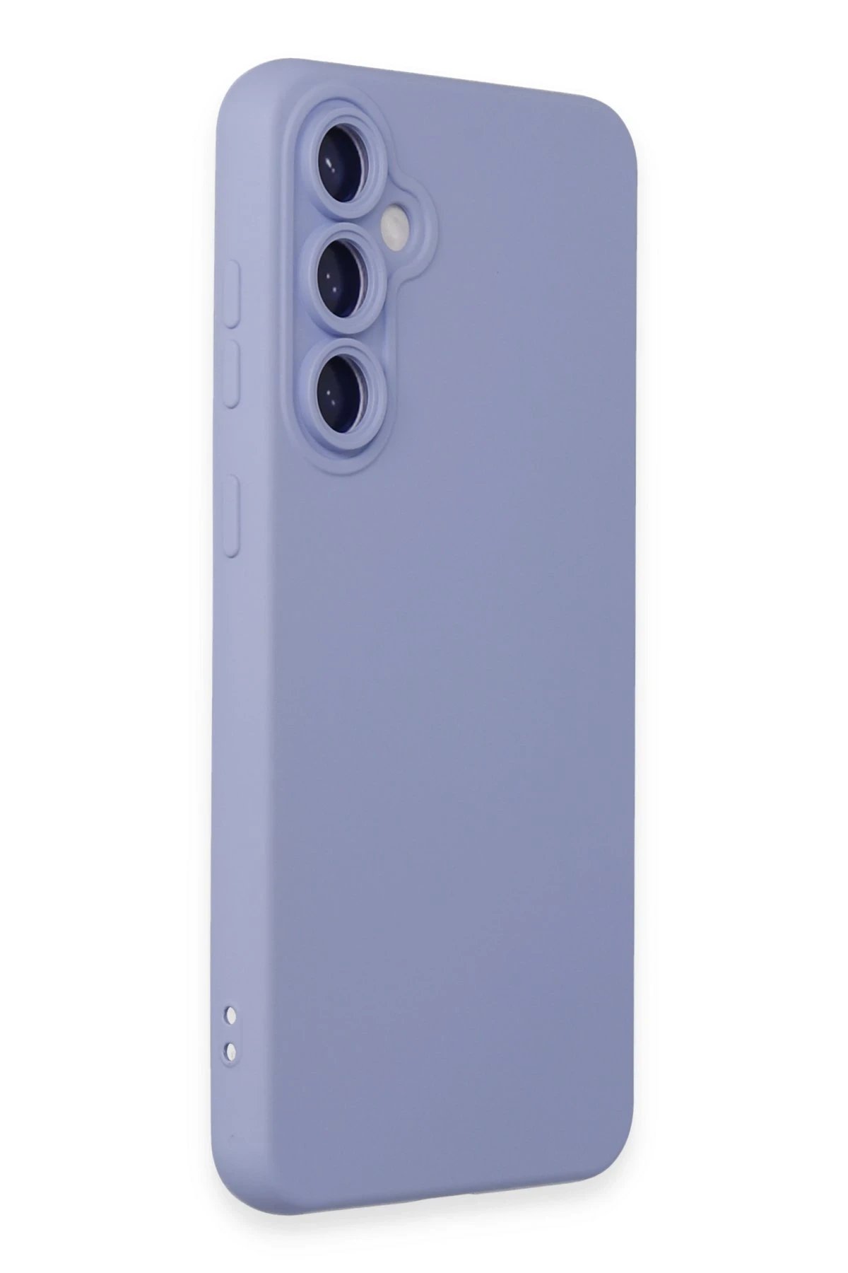 Newface Samsung Galaxy S24 Plus Kılıf Nano içi Kadife Silikon - Lila