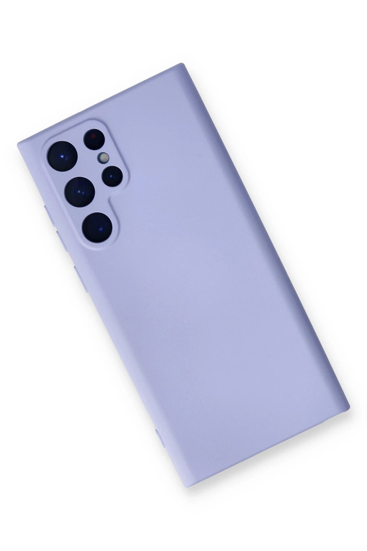 Newface Samsung Galaxy S24 Ultra Kılıf Nano içi Kadife Silikon - Lila