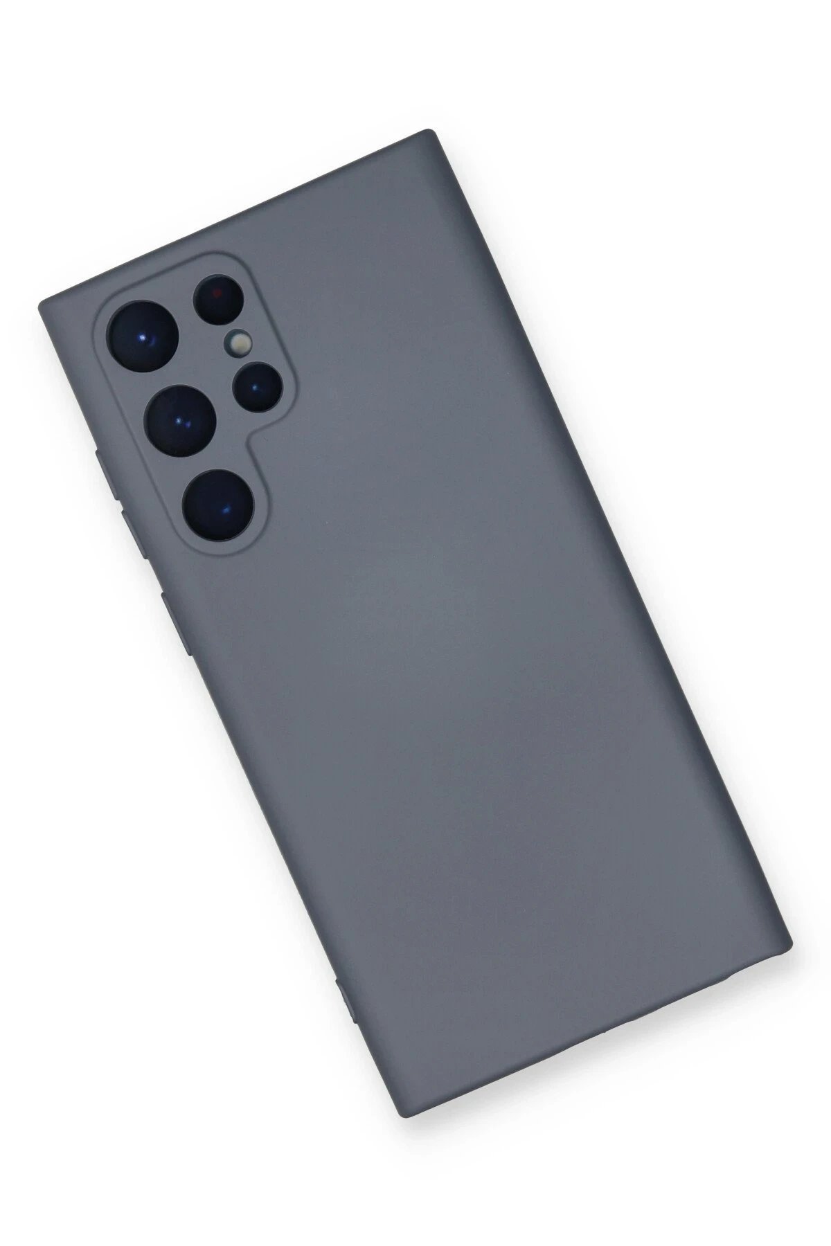 Newface Samsung Galaxy S24 Ultra Kılıf Nano içi Kadife Silikon - Gri