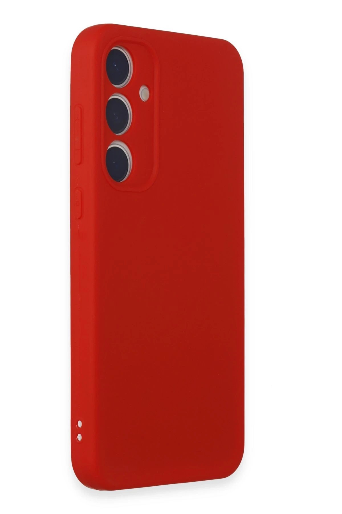 Newface Samsung Galaxy A15 4G Kılıf First Silikon - Kırmızı