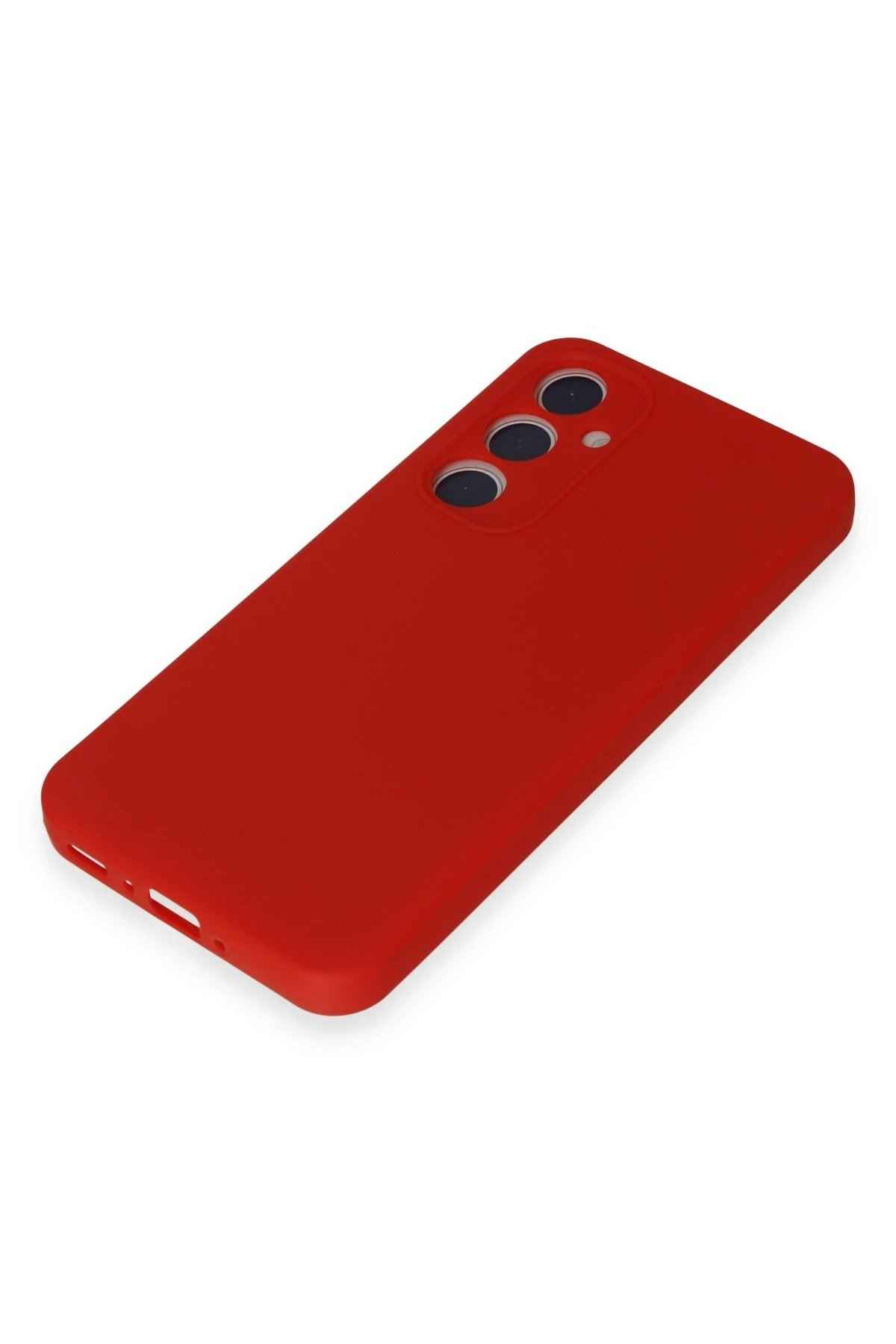 Newface Samsung Galaxy A15 4G Kılıf First Silikon - Kırmızı