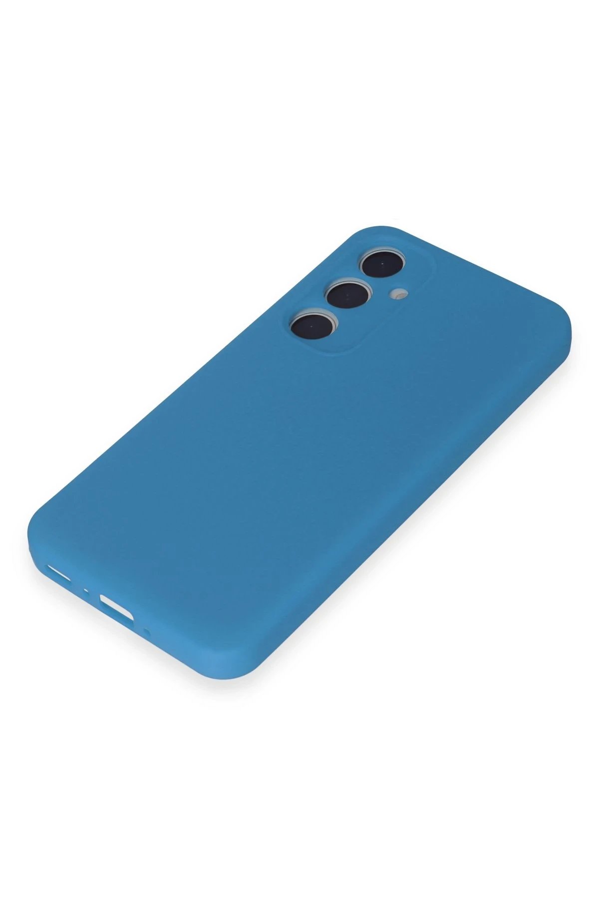 Newface Samsung Galaxy A15 4G Kılıf First Silikon - Mavi