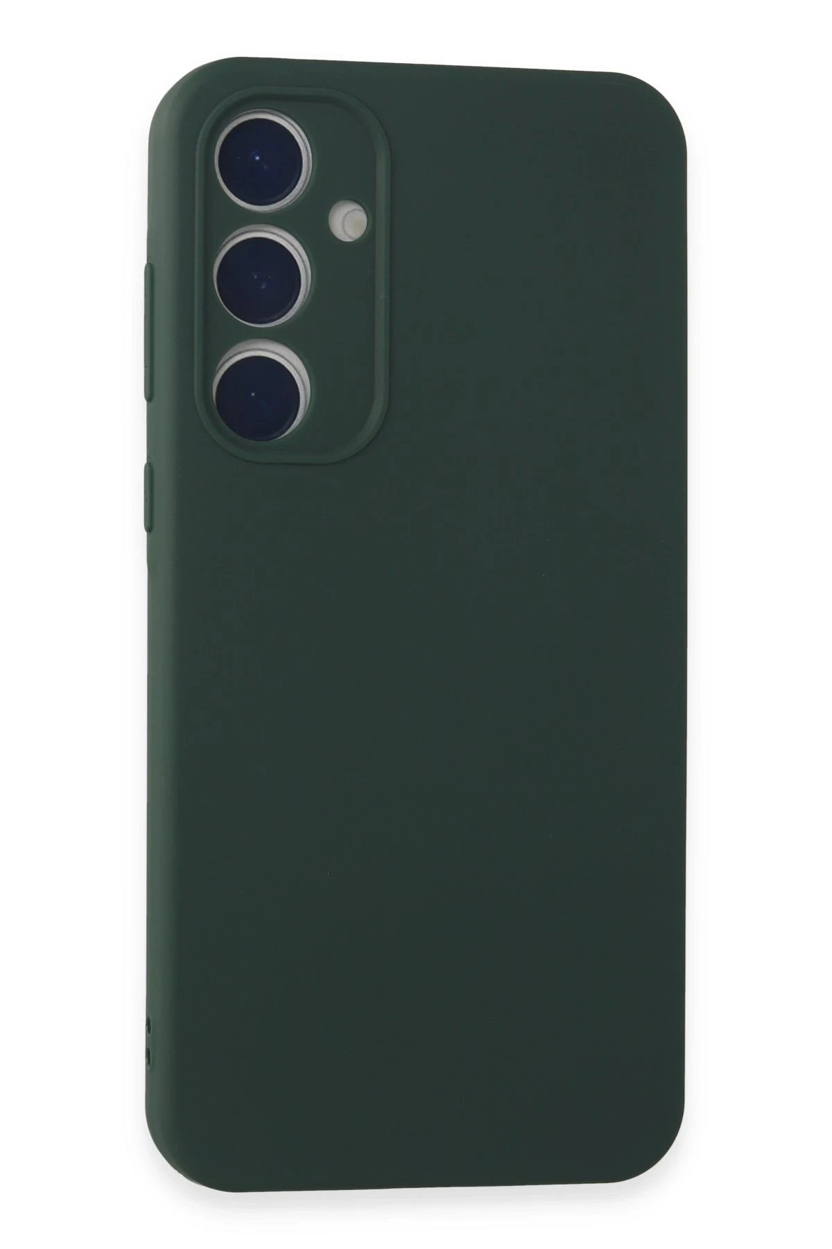 Newface Samsung Galaxy A35 5G Kılıf First Silikon - Koyu Yeşil