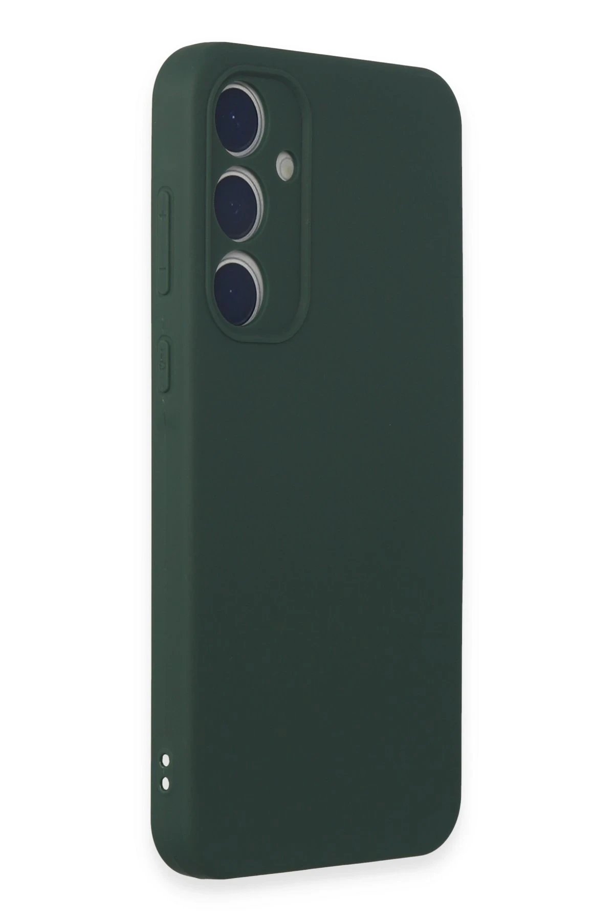 Newface Samsung Galaxy A35 5G Kılıf First Silikon - Koyu Yeşil