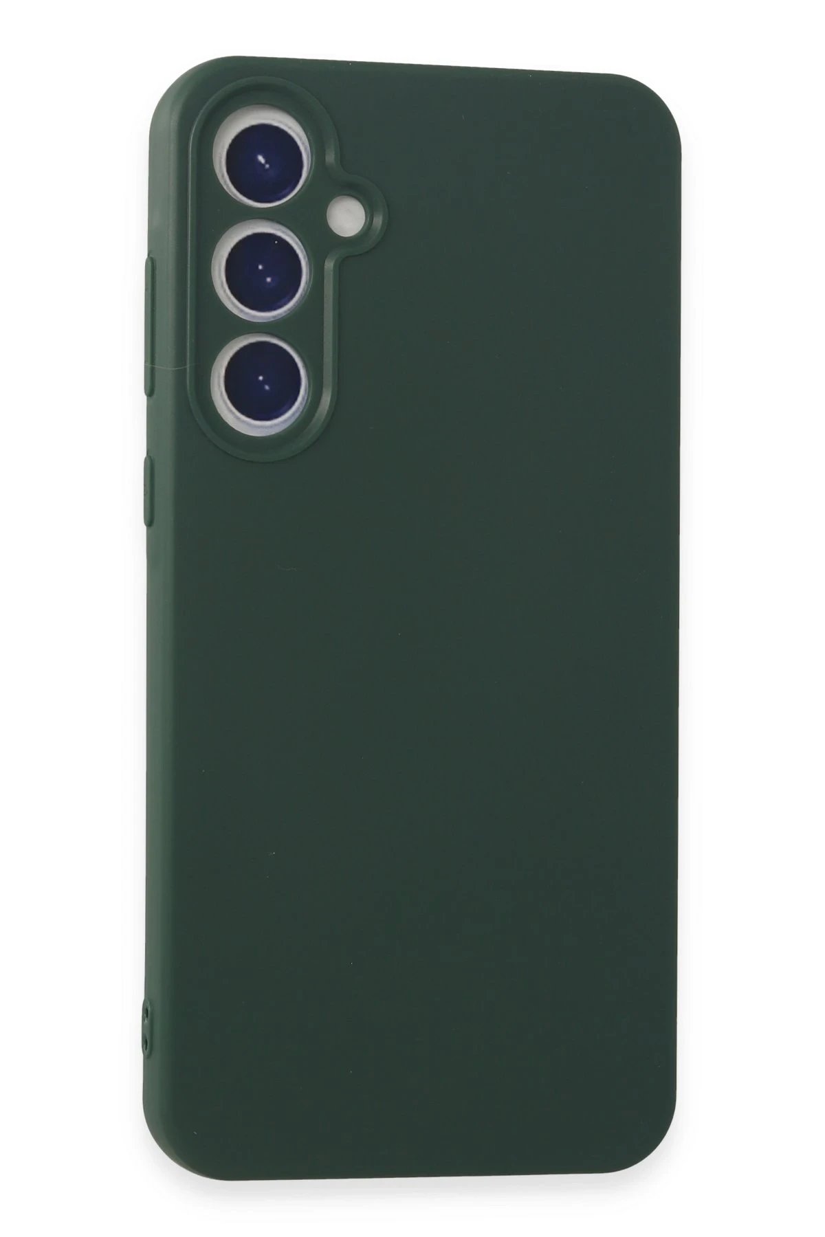 Newface Samsung Galaxy A55 5G Kılıf First Silikon - Koyu Yeşil