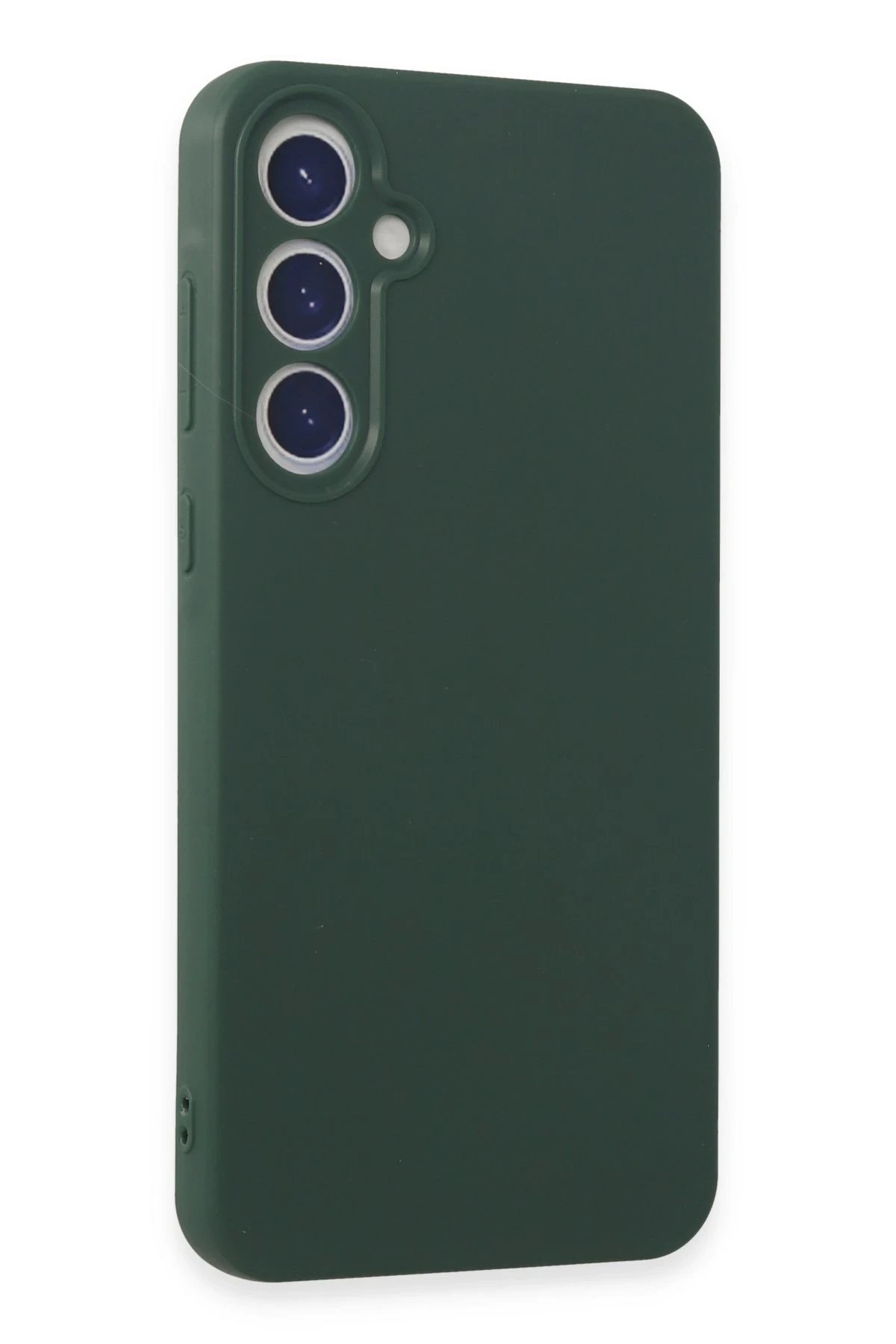 Newface Samsung Galaxy A55 5G Kılıf First Silikon - Koyu Yeşil