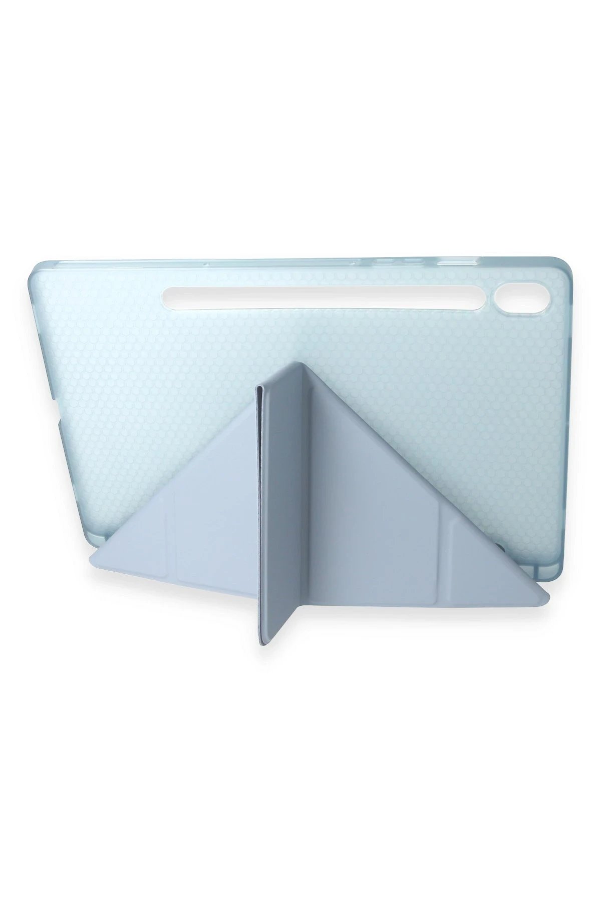 Newface Samsung Galaxy Tab A9 Kılıf Kalemlikli Mars Tablet Kılıfı - Mavi