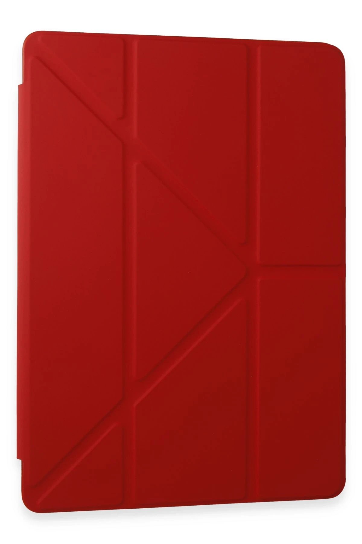 Newface Samsung Galaxy Tab A9 Kılıf Kalemlikli Mars Tablet Kılıfı - Kırmızı