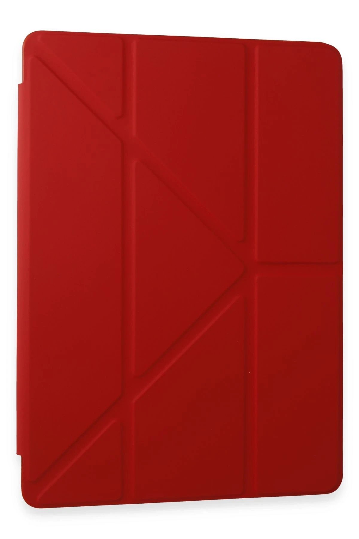 Newface Samsung Galaxy Tab A9 Plus Kılıf Kalemlikli Mars Tablet Kılıfı - Kırmızı