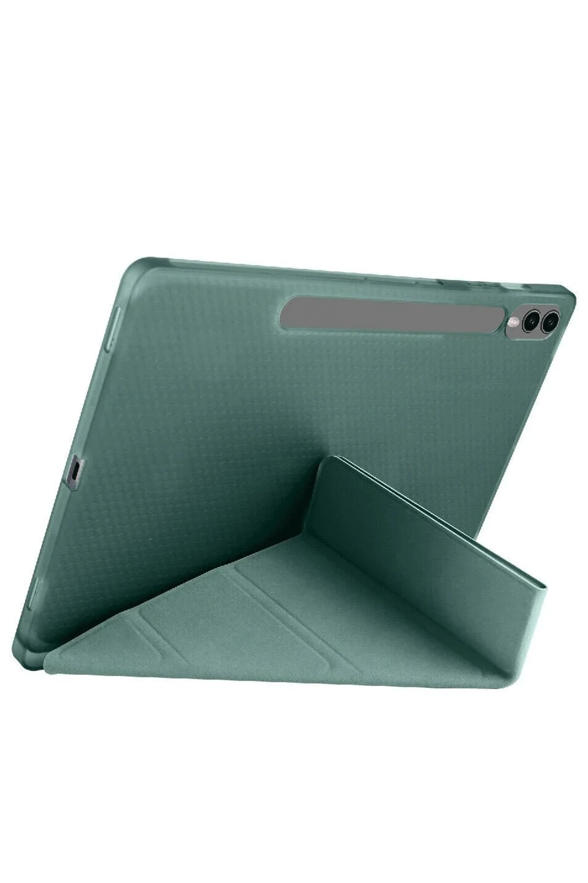 Newface Samsung Galaxy X610 Tab S9 FE Plus 12.4 Kılıf Kalemlikli Mars Tablet Kılıfı - Koyu Yeşil