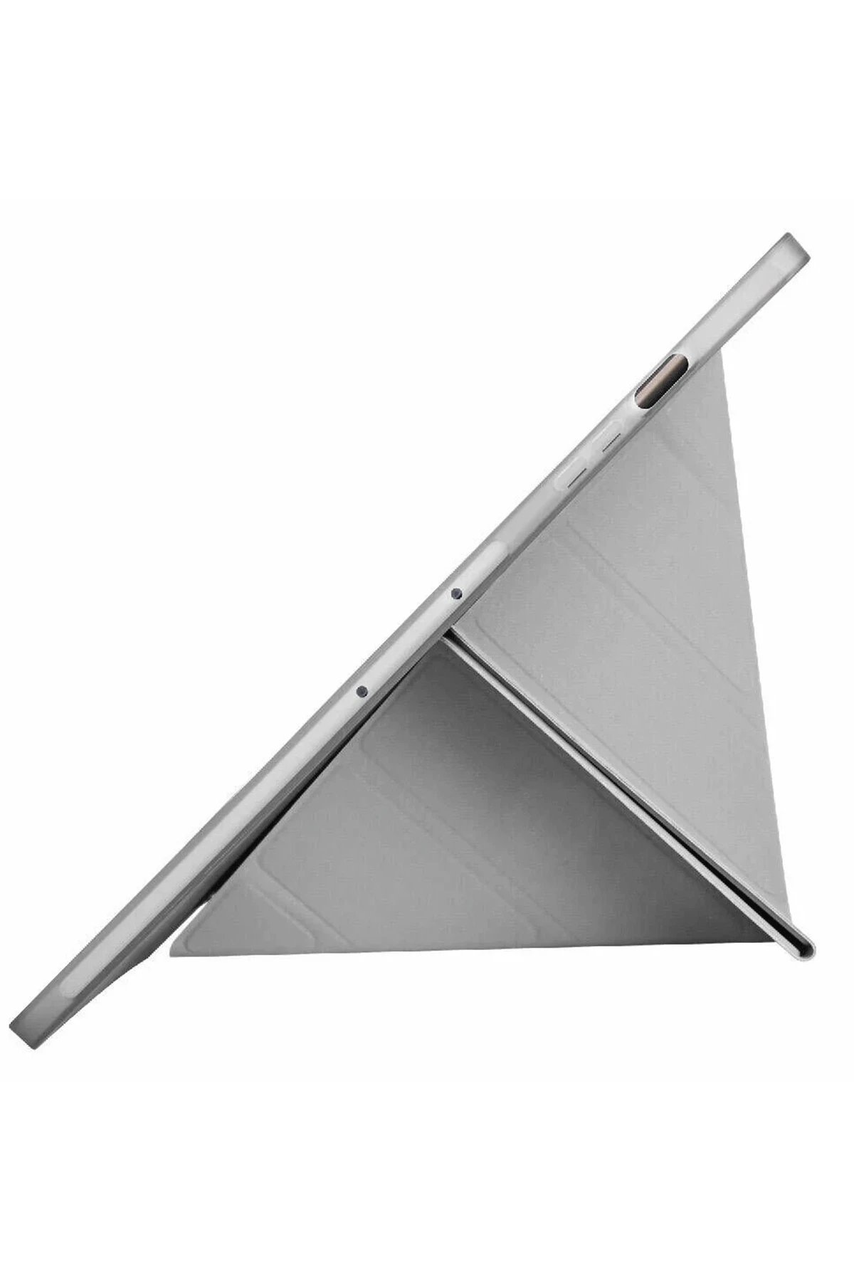 Newface Samsung Galaxy X610 Tab S9 FE Plus 12.4 Kılıf Kalemlikli Mars Tablet Kılıfı - Gri