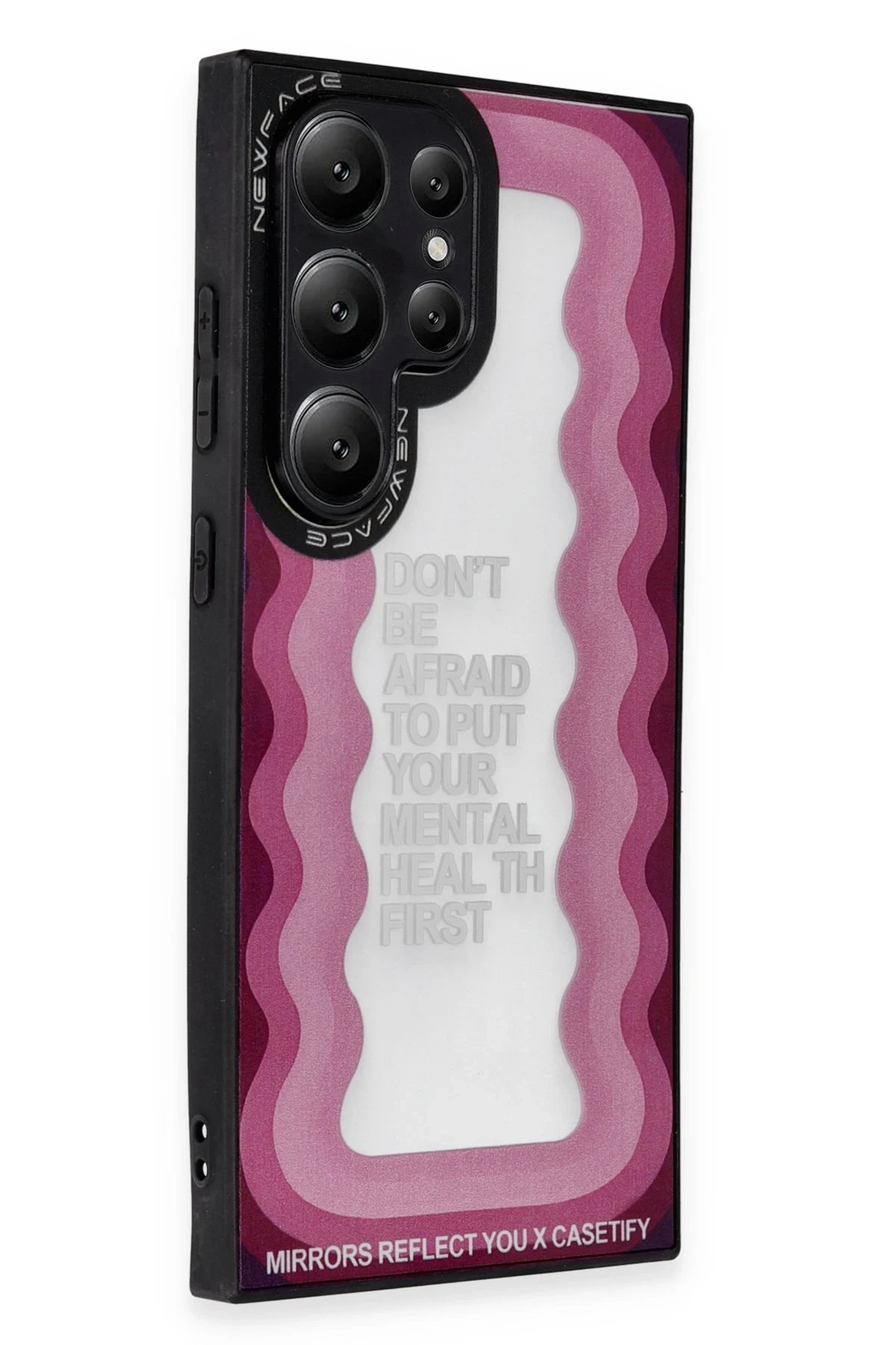 Newface Samsung Galaxy S23 Ultra Kılıf Mirror Desenli Kapak - Mirror - 11