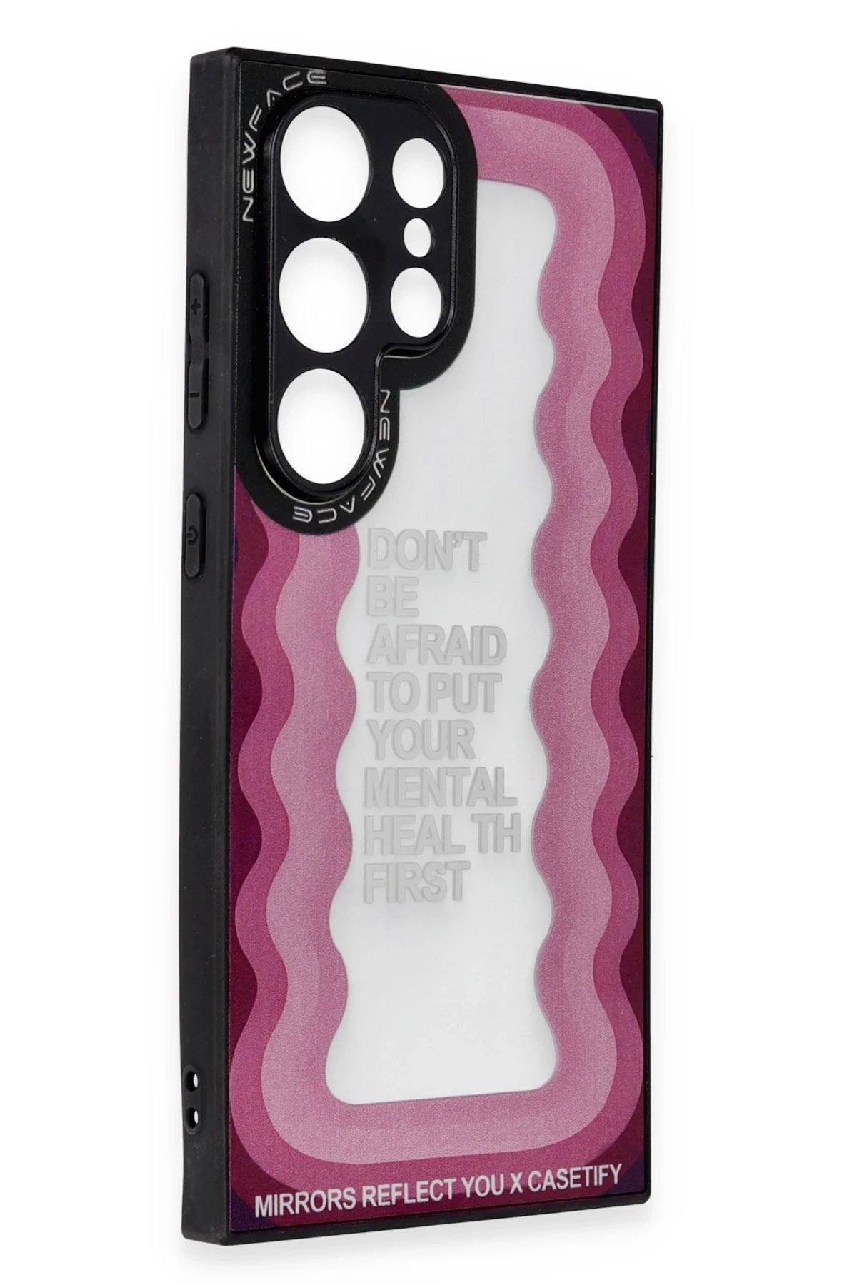 Newface Samsung Galaxy S23 Ultra Kılıf Mirror Desenli Kapak - Mirror - 11