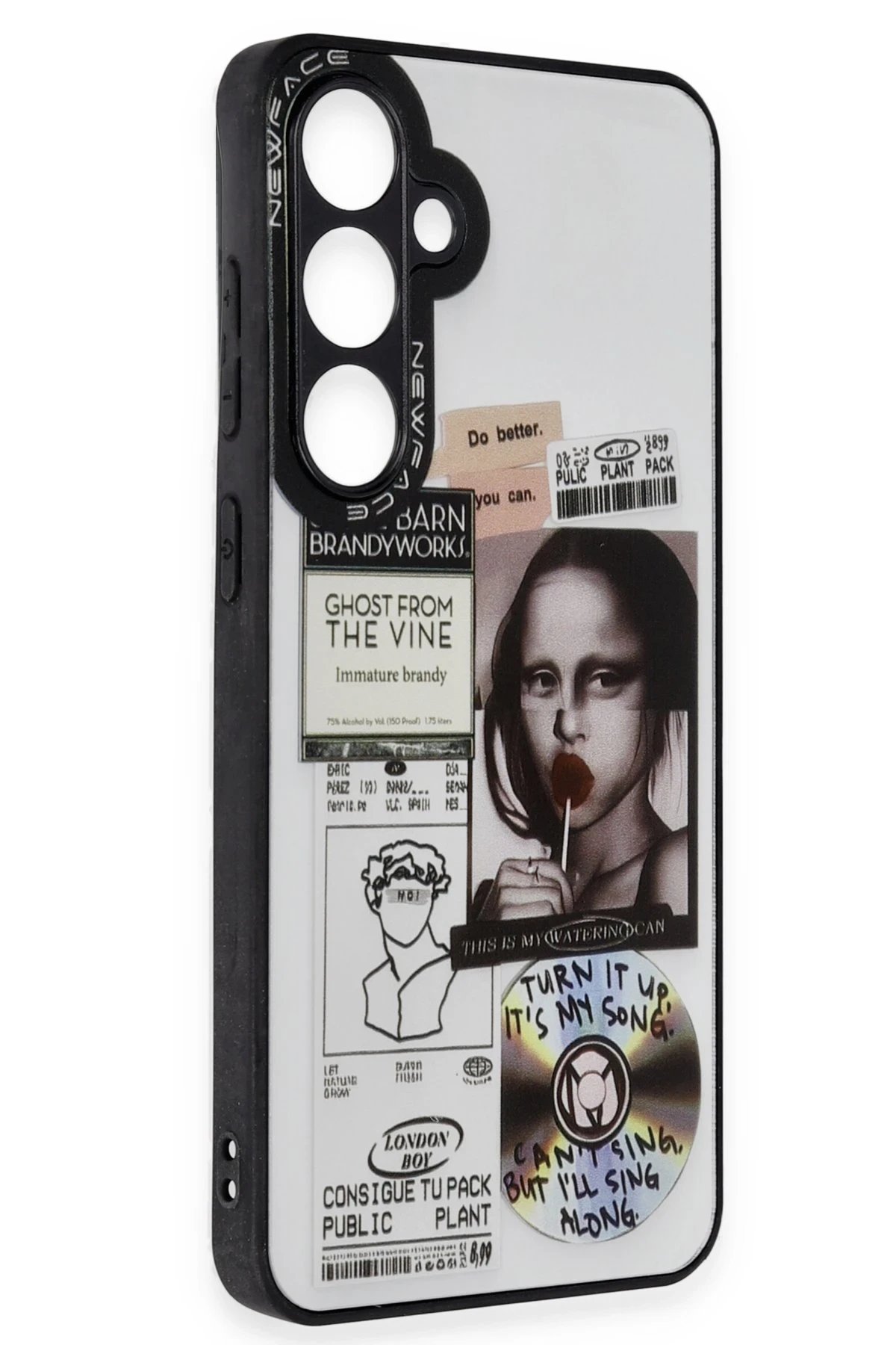 Newface Samsung Galaxy A15 4G Kılıf Mirror Desenli Kapak - Mirror - 2