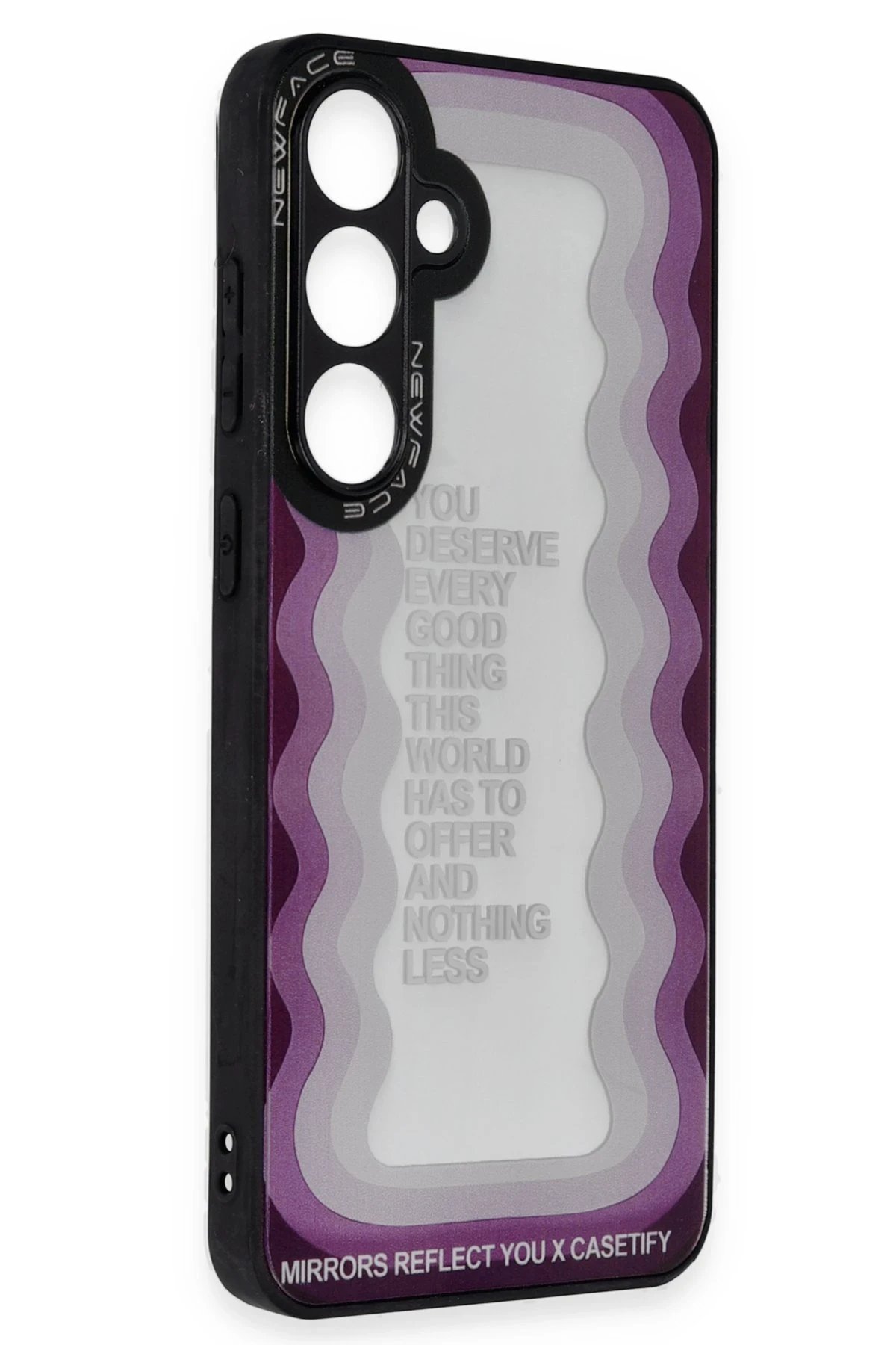 Newface Samsung Galaxy A15 4G Kılıf Mirror Desenli Kapak - Mirror - 5