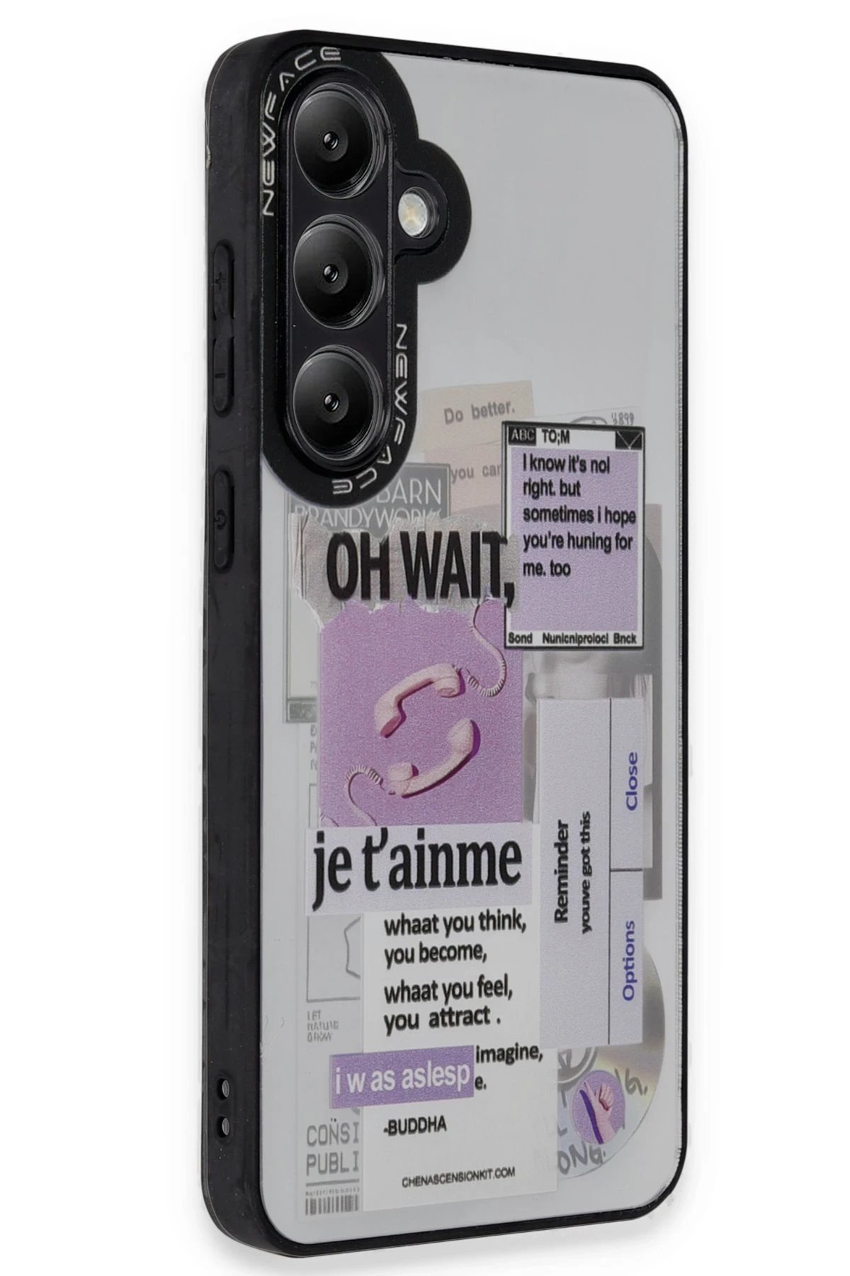 Newface Samsung Galaxy A25 5G Kılıf Mirror Desenli Kapak - Mirror - 4