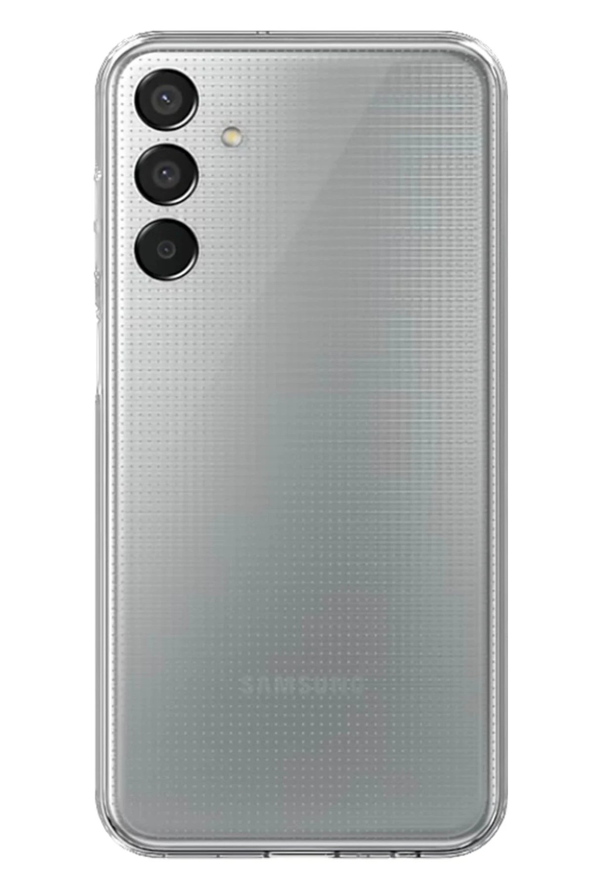 Newface Samsung Galaxy M15 Kılıf Lüx Şeffaf Silikon