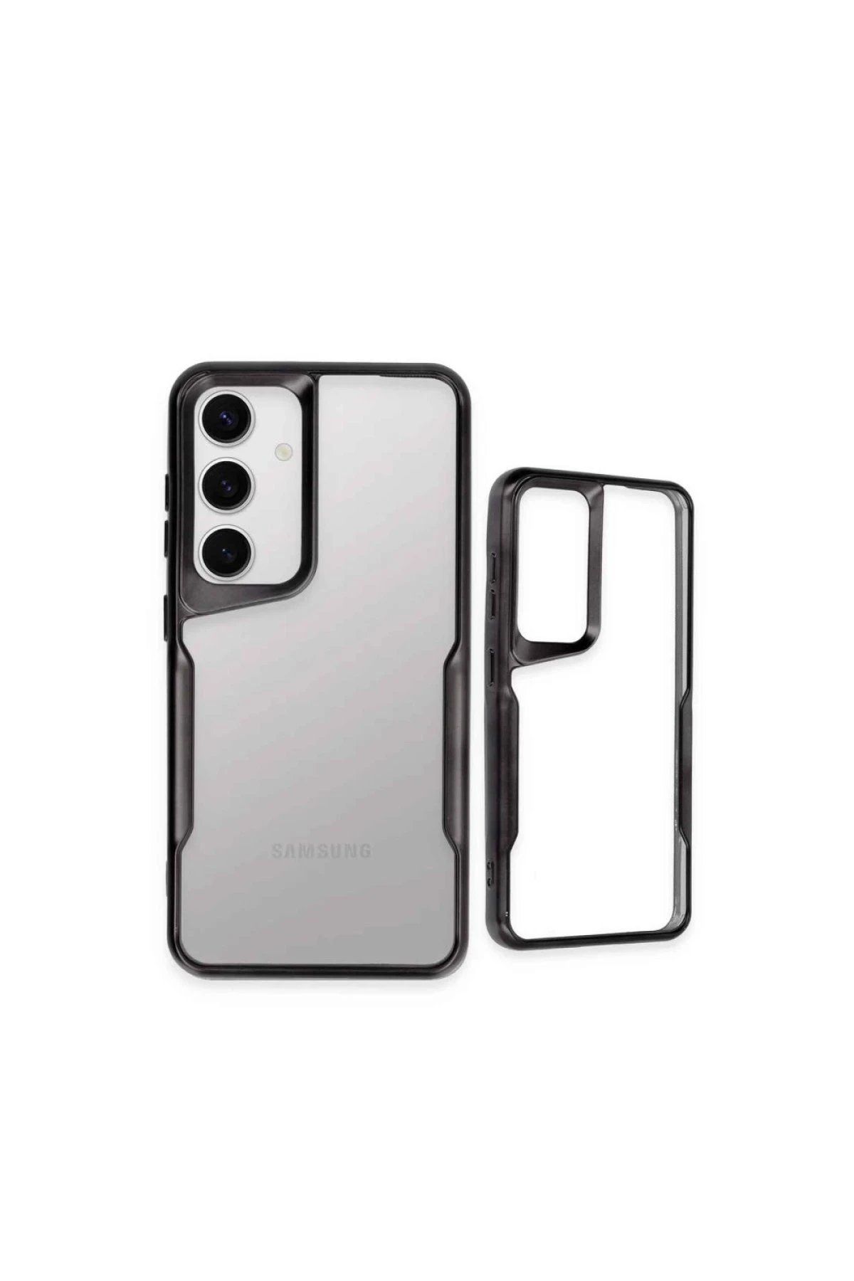 Newface Samsung Galaxy A25 5G Kılıf Boyi Silikon Kapak - Siyah