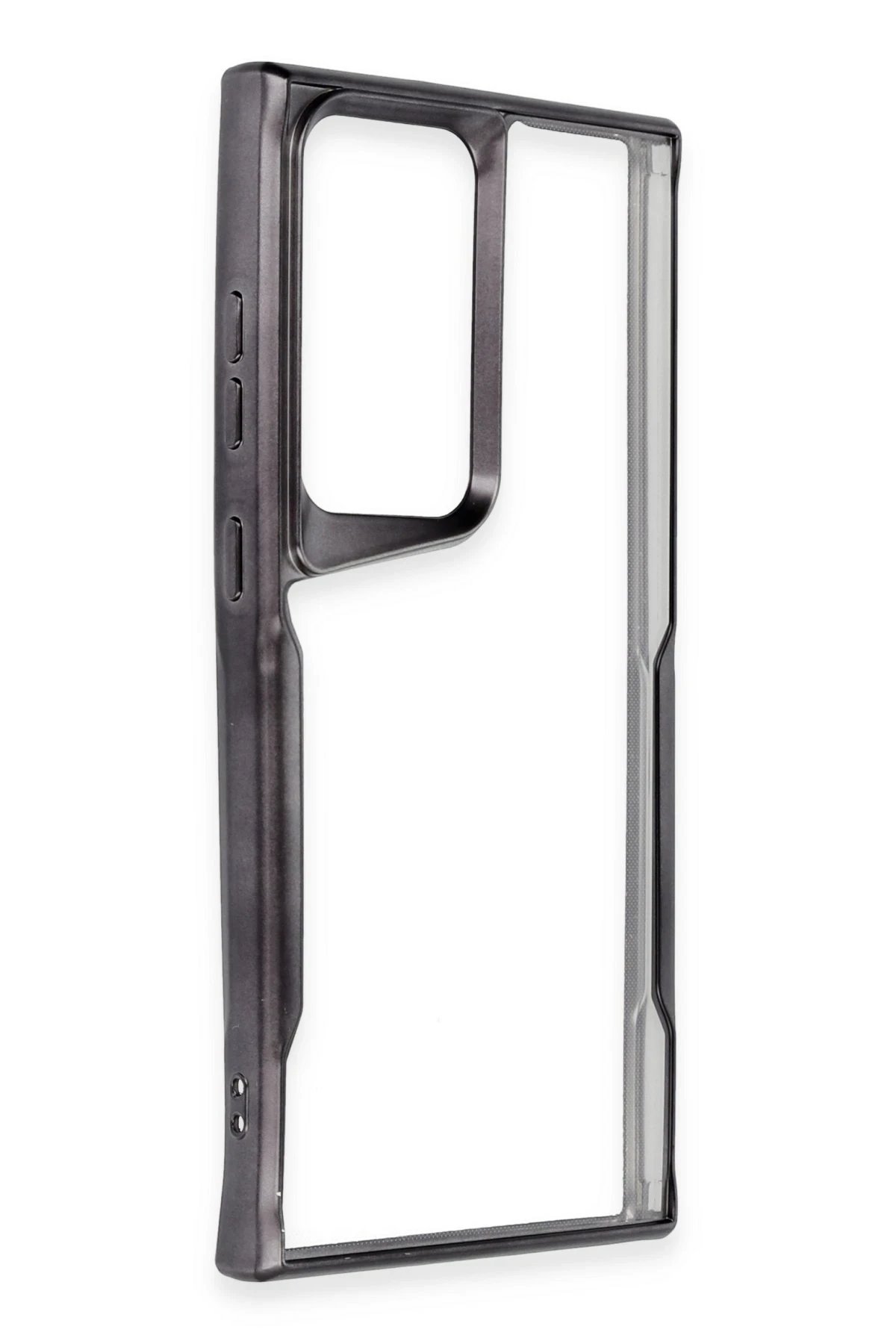 Newface Samsung Galaxy S24 Ultra Kılıf Boyi Silikon Kapak - Siyah