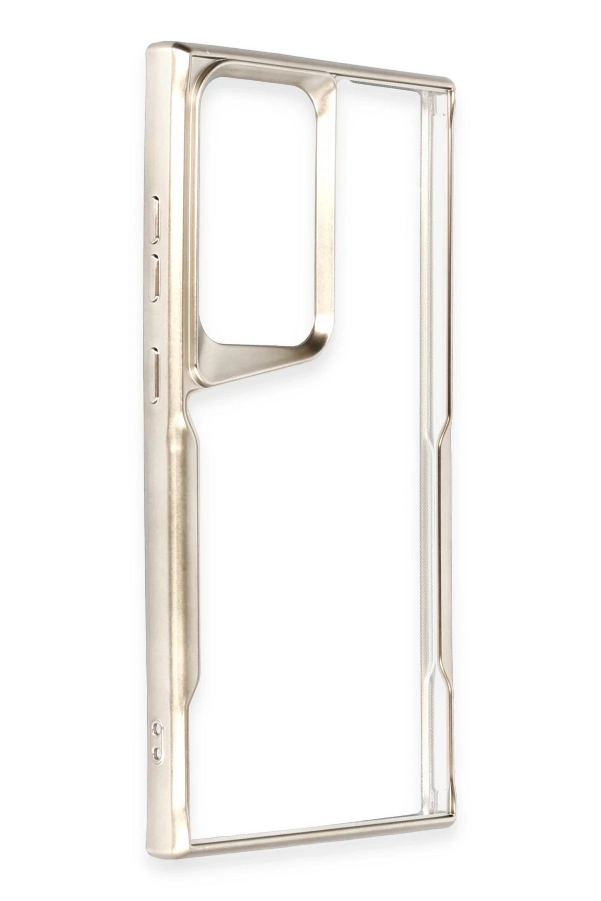 Newface Samsung Galaxy S24 Ultra Kılıf Boyi Silikon Kapak - Titan Gri