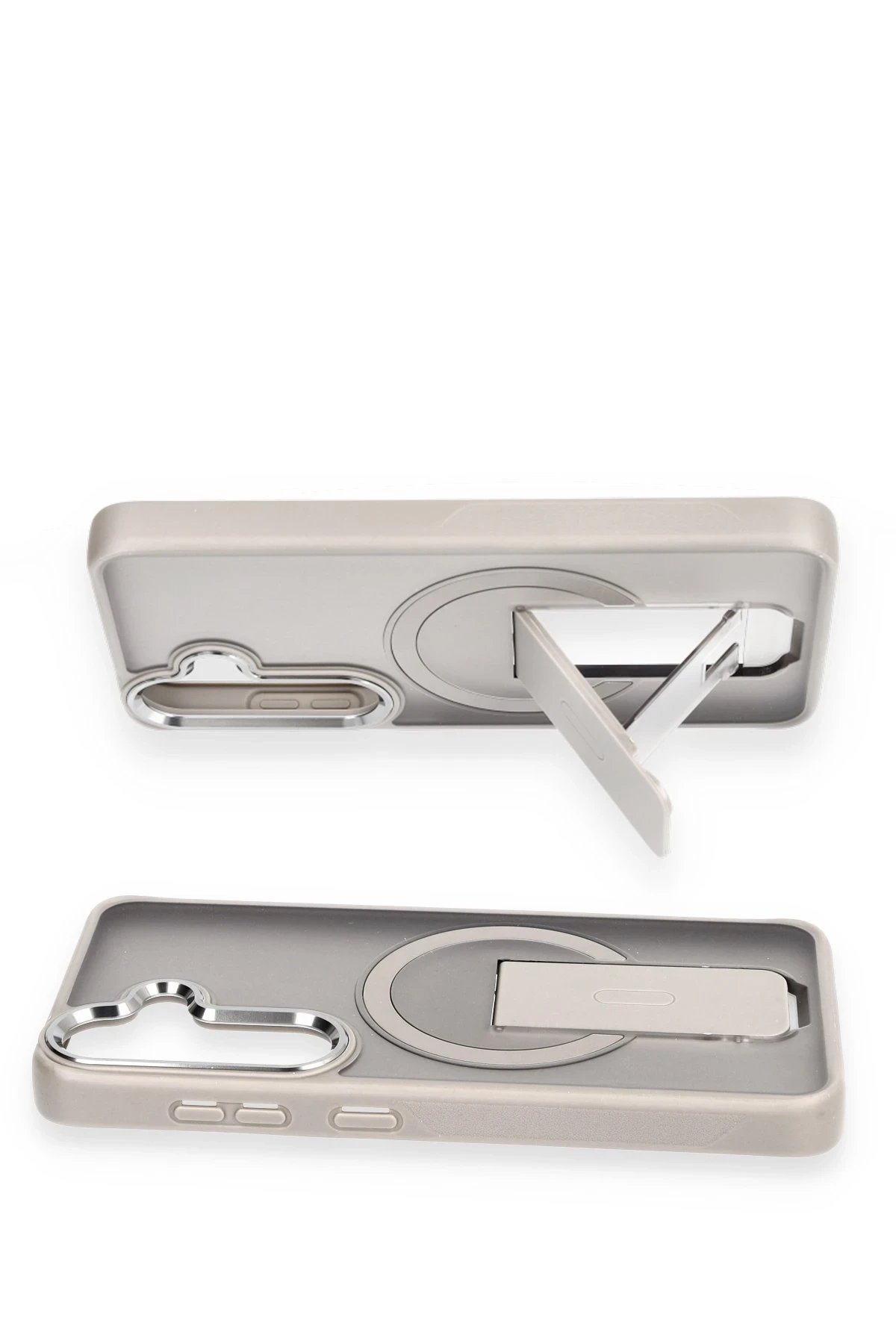 Newface Samsung Galaxy S24 Tork Magsafe Standlı Kapak - Lacivert