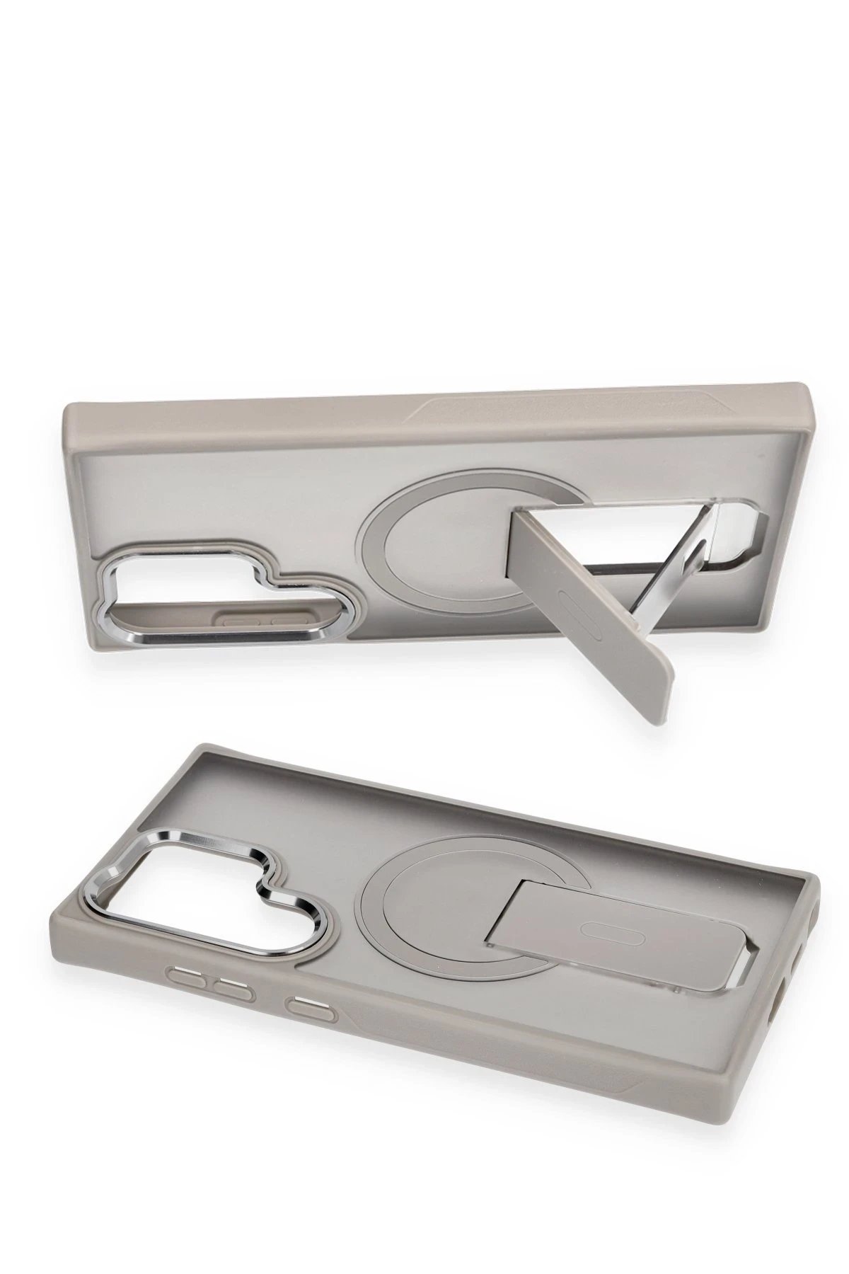 Newface Samsung Galaxy S24 Ultra Tork Magsafe Standlı Kapak - Lacivert