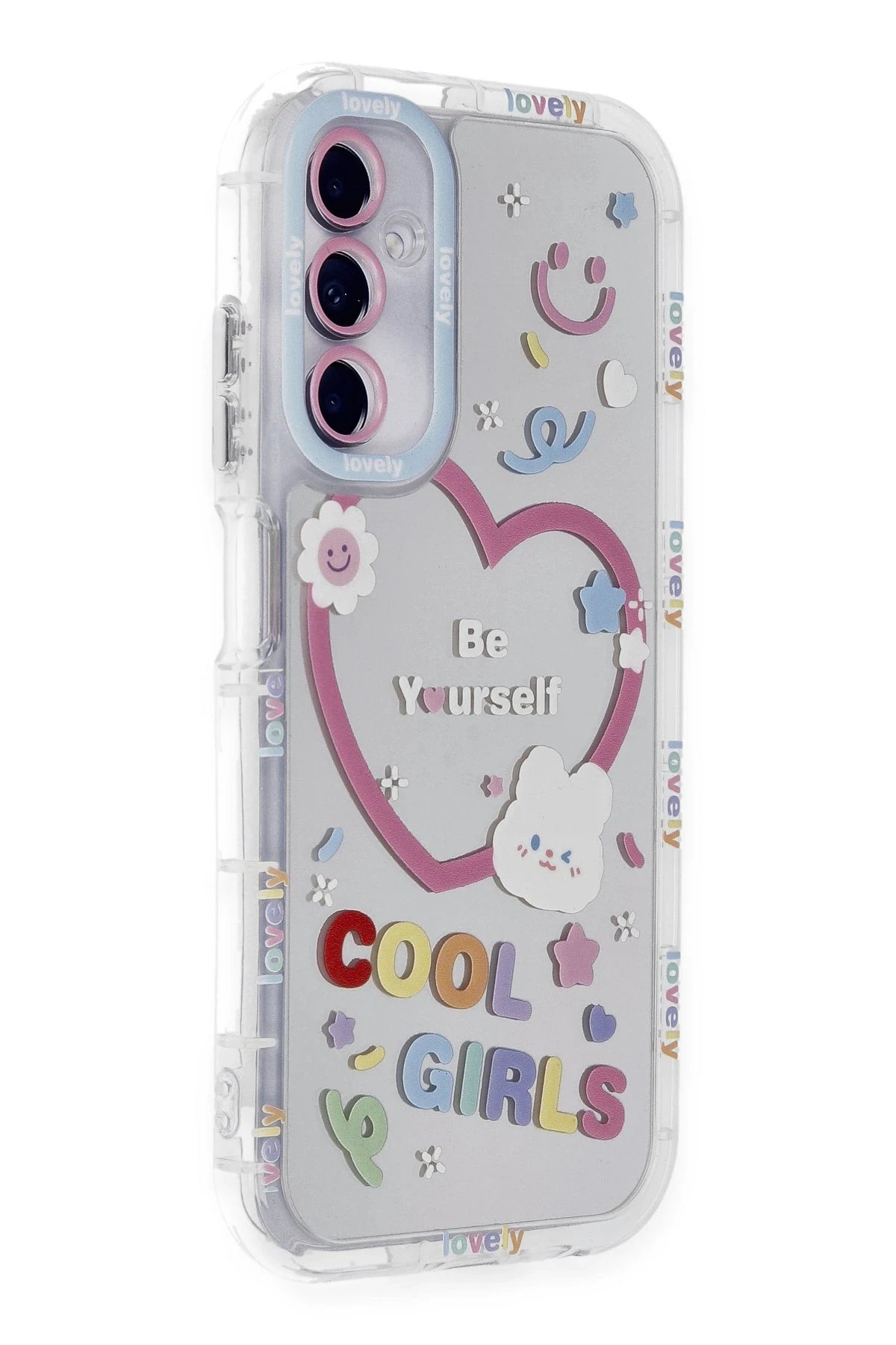 Newface Samsung Galaxy A25 5G Kılıf Reflexion Desenli Kapak - Desen 1