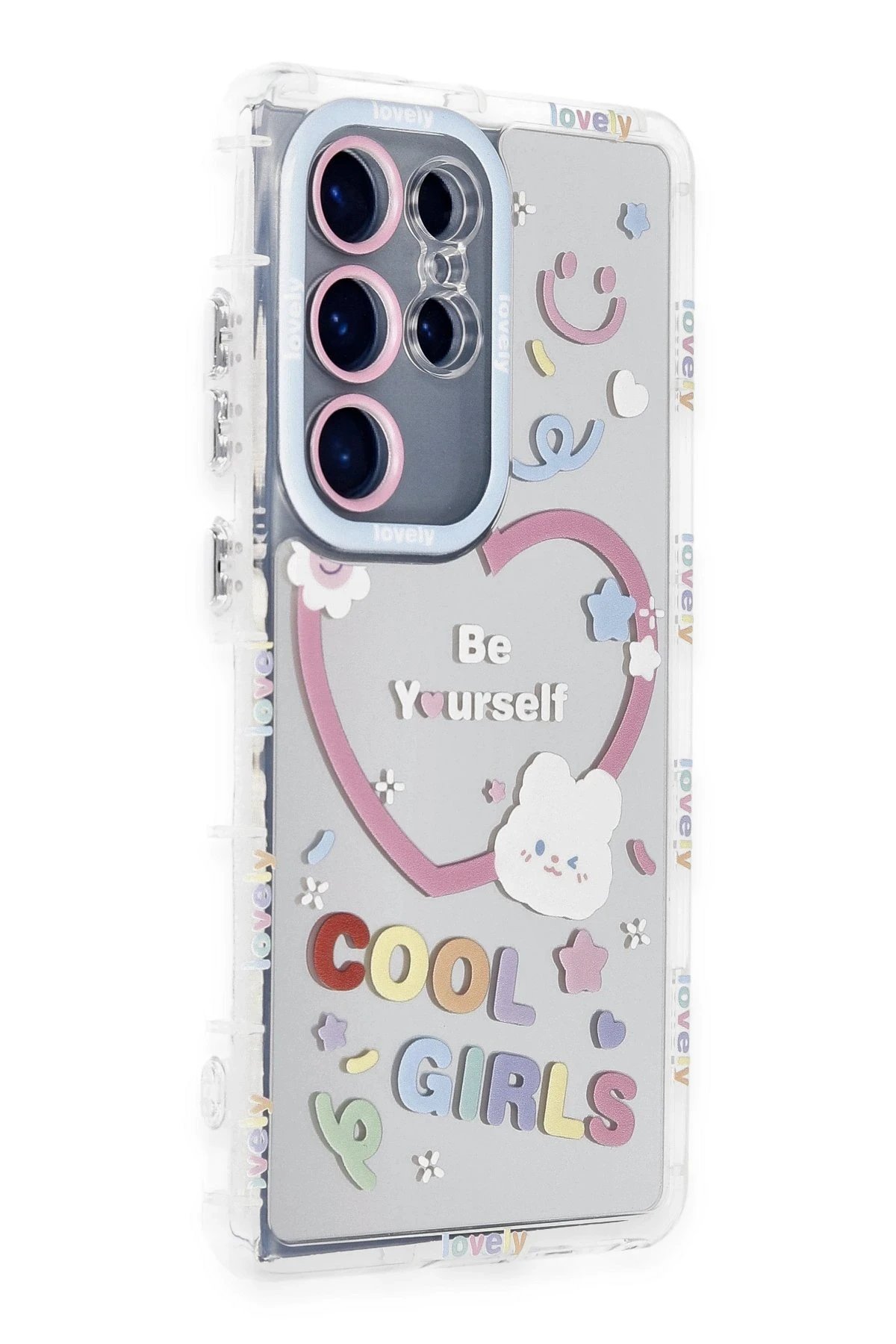 Newface Samsung Galaxy S24 Ultra Kılıf Reflexion Desenli Kapak - Desen 1