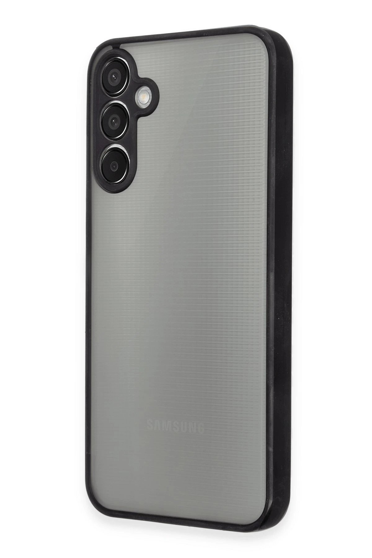 Newface Samsung Galaxy M15 Kılıf Montreal Silikon Kapak - Siyah