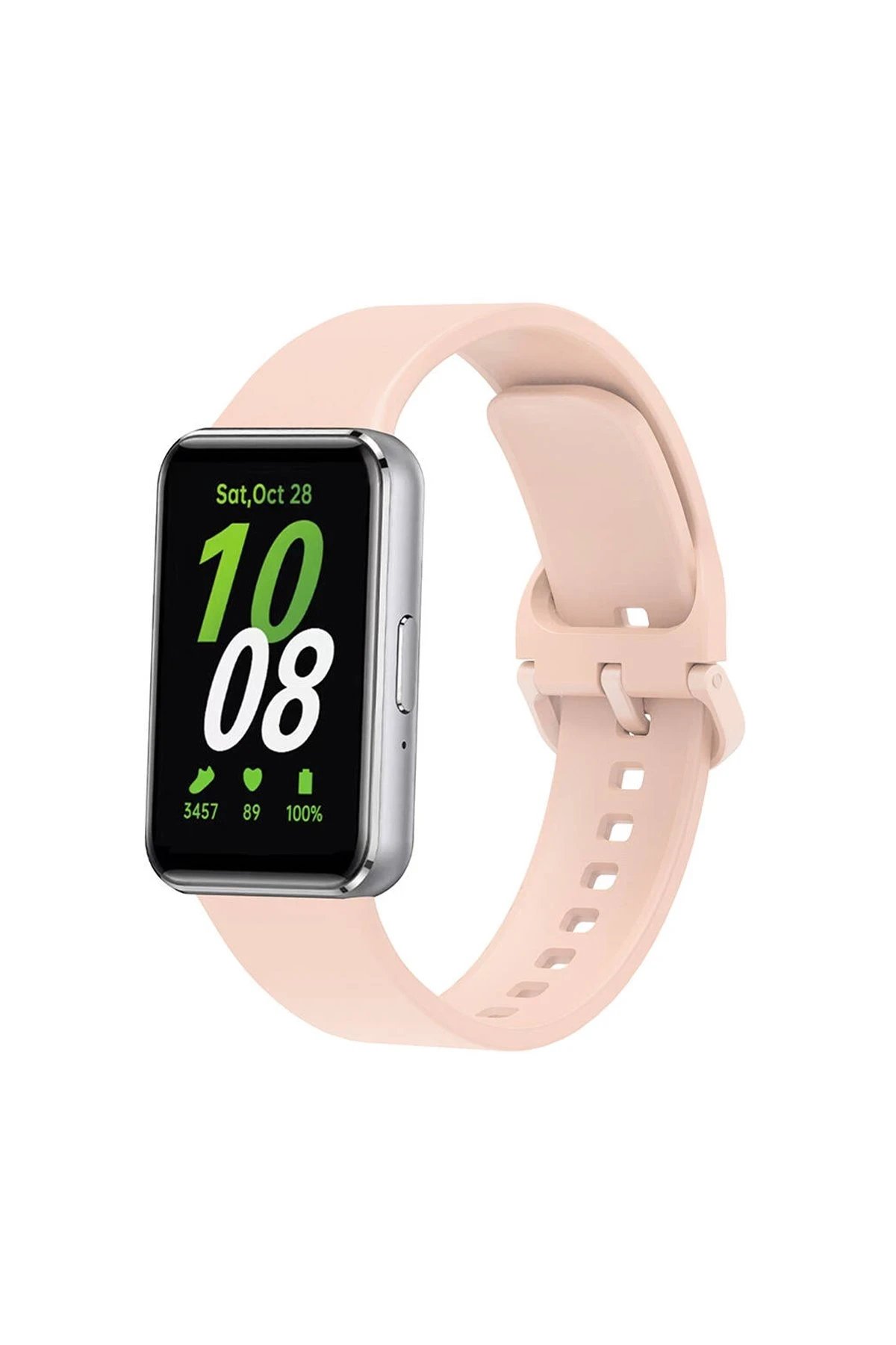 Newface Samsung Galaxy Fit 3 Klasik Kordon - Pudra