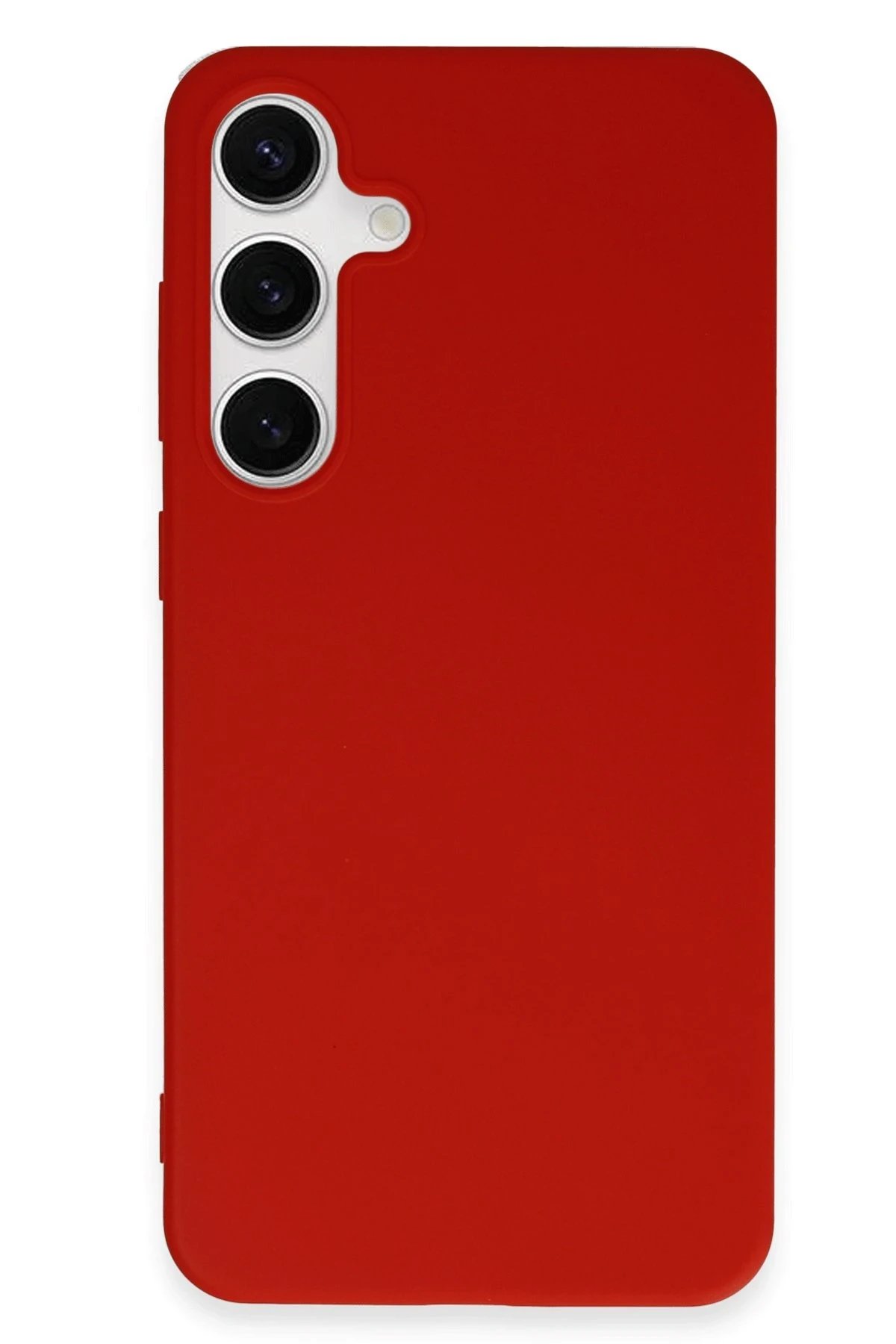 Newface Samsung Galaxy S24 Plus Kılıf First Silikon - Kırmızı