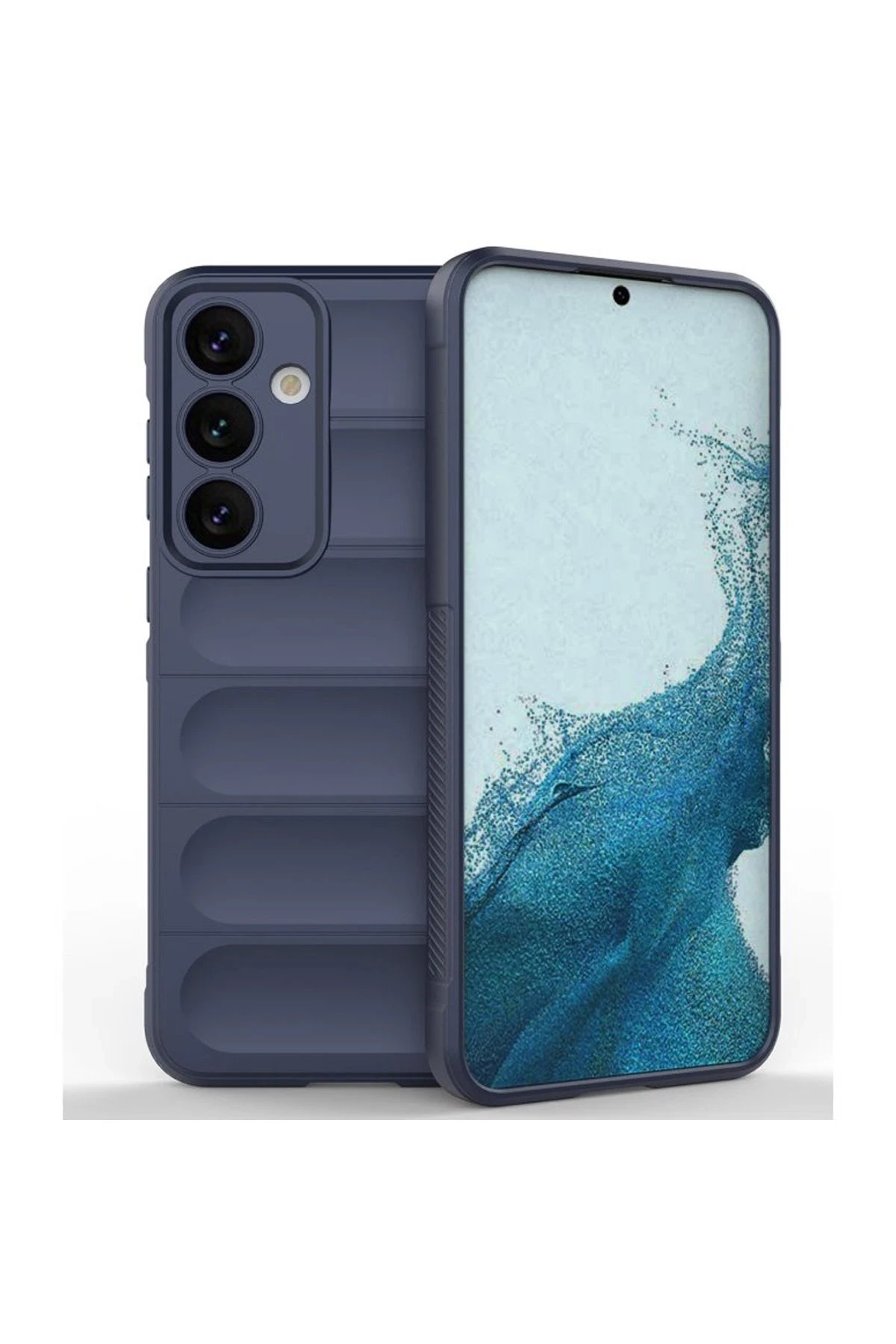 Newface Samsung Galaxy S24 FE Kılıf Optimum Silikon - Lacivert