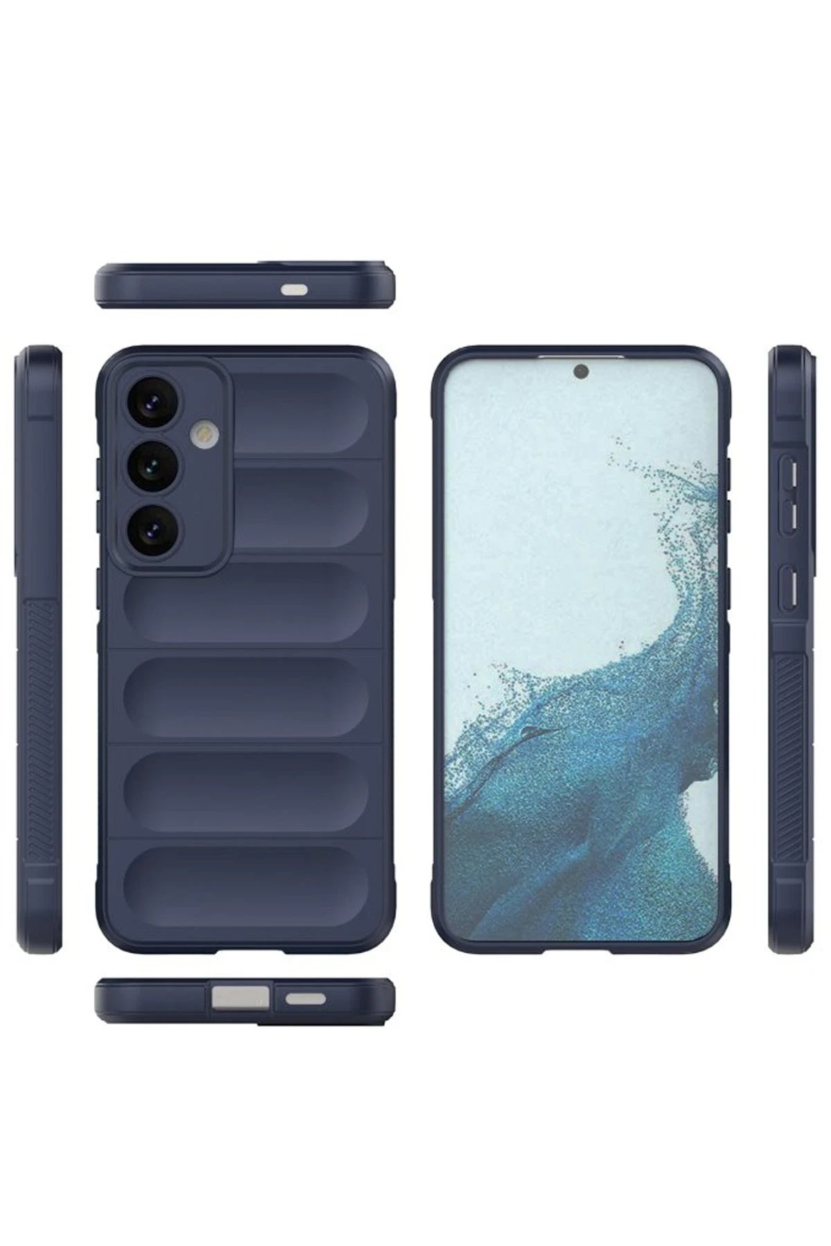 Newface Samsung Galaxy S24 FE Kılıf Optimum Silikon - Lacivert