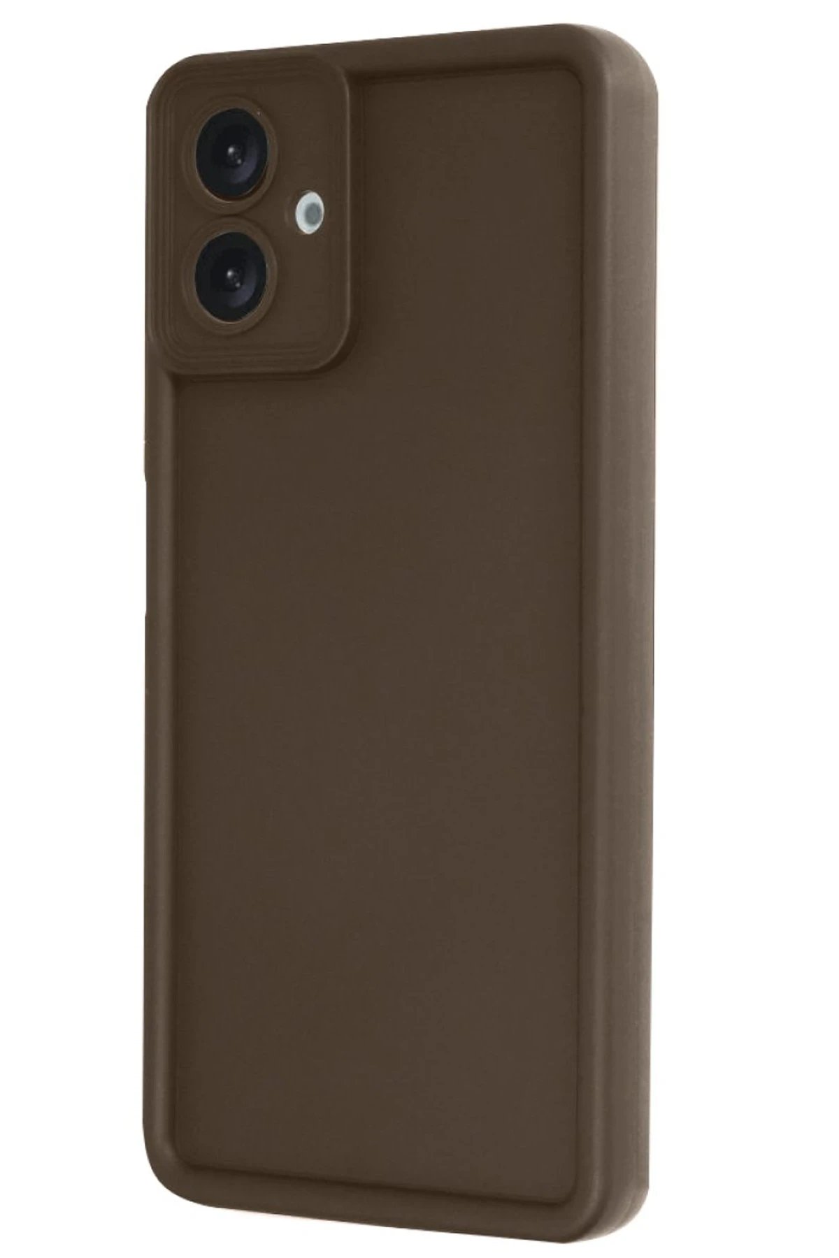 Newface Samsung Galaxy A06 Kılıf Viera Silikon - Kahverengi