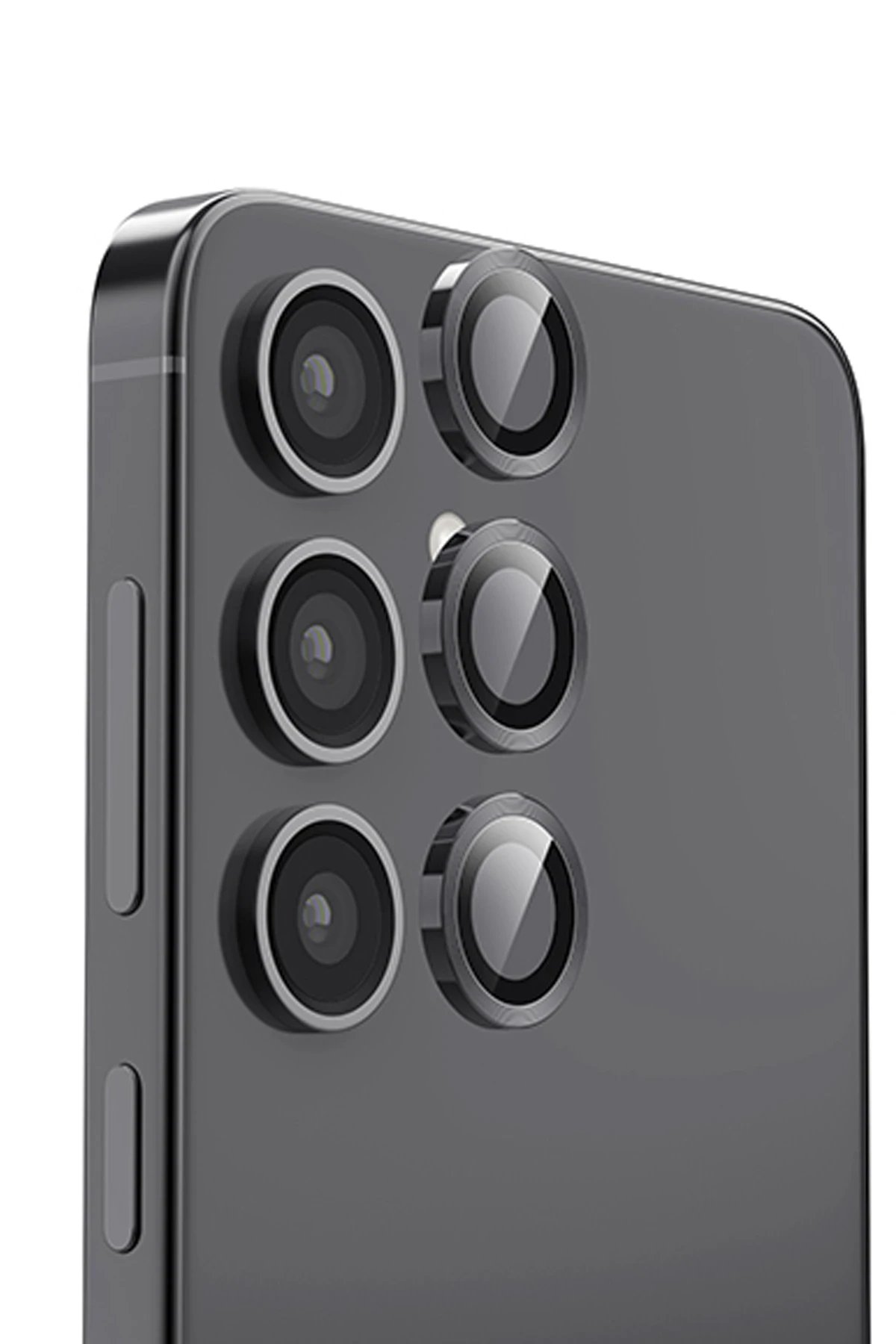 Newface Samsung Galaxy S25 Plus Raze Metal Kamera Lens - Siyah