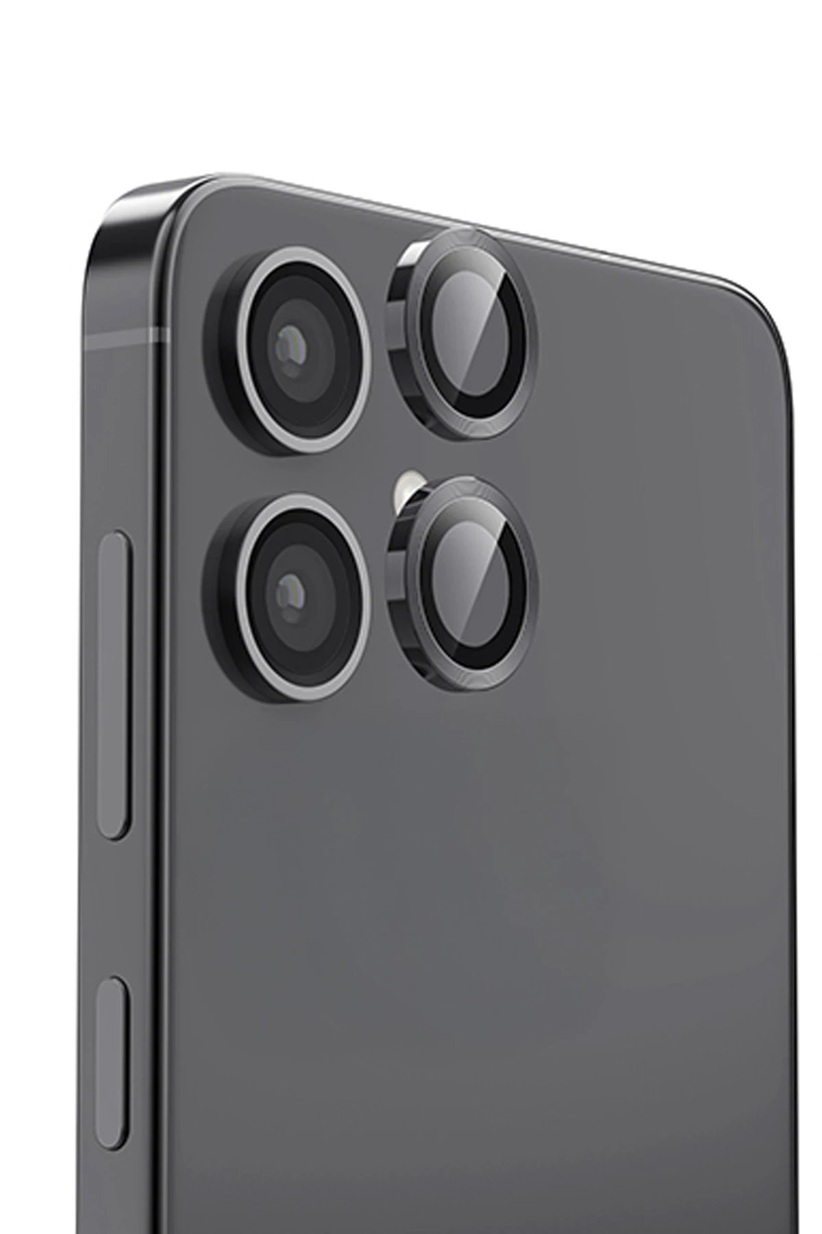 Newface Samsung Galaxy A06 Raze Metal Kamera Lens - Siyah