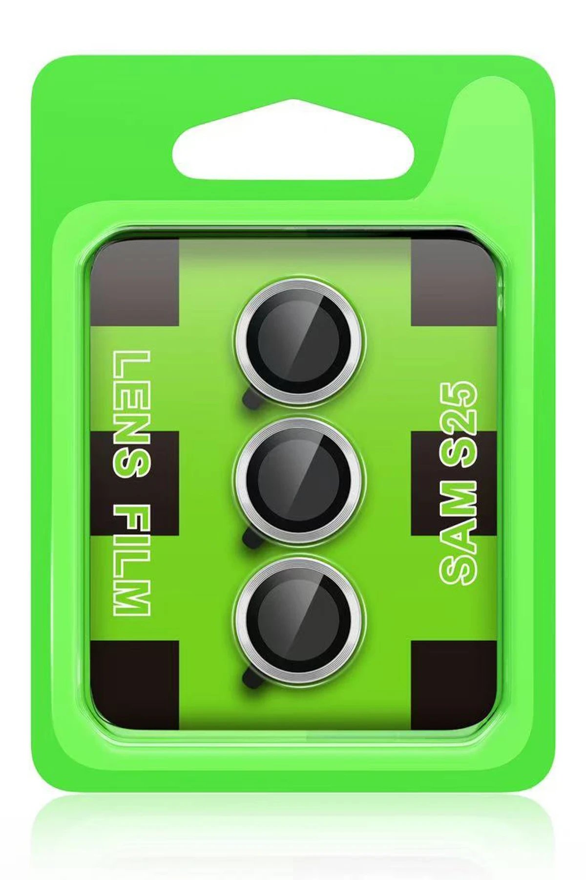 Newface Samsung Galaxy A06 Raze Metal Kamera Lens - Gümüş