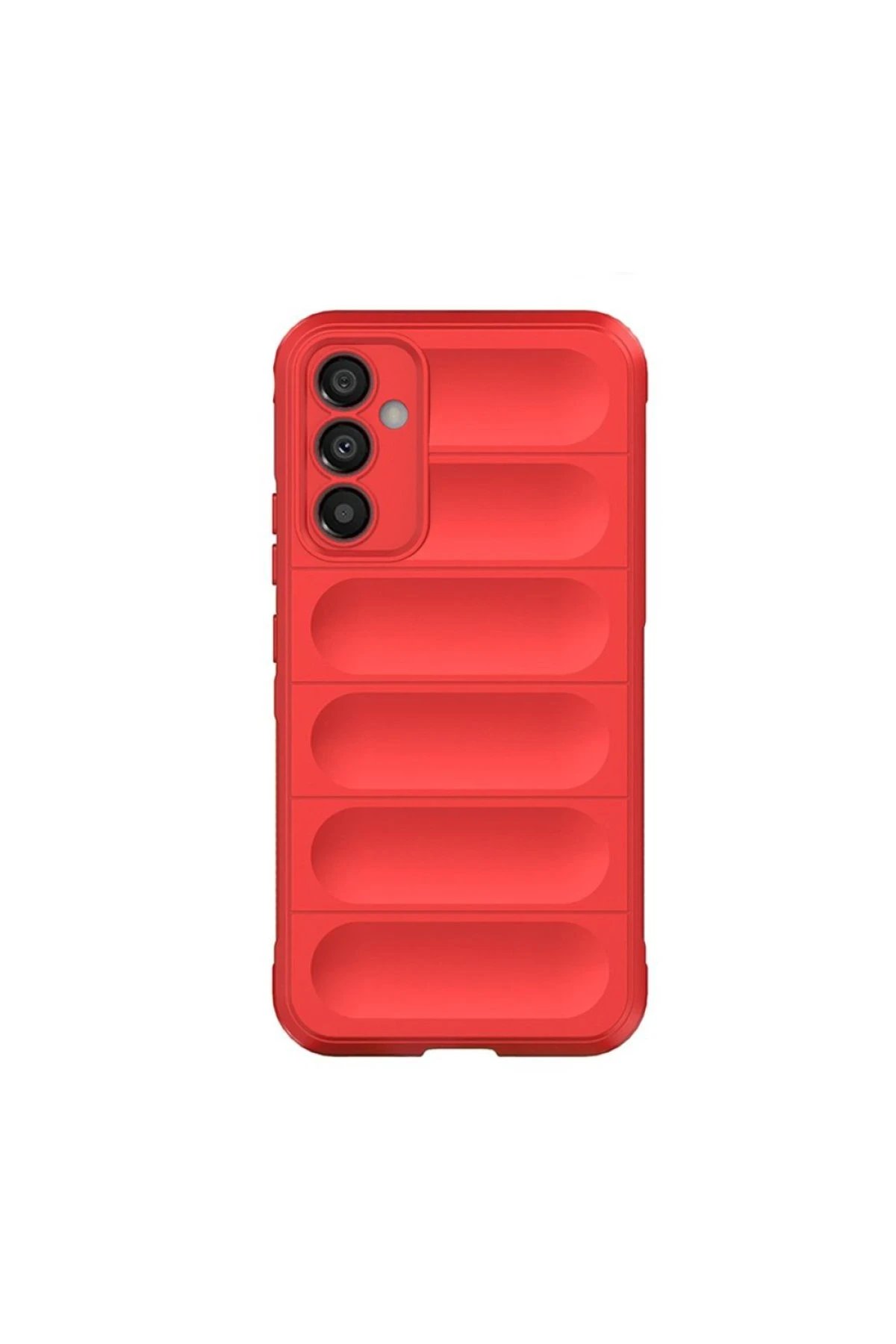 Newface Samsung Galaxy A16 5G Kılıf Optimum Silikon - Kırmızı